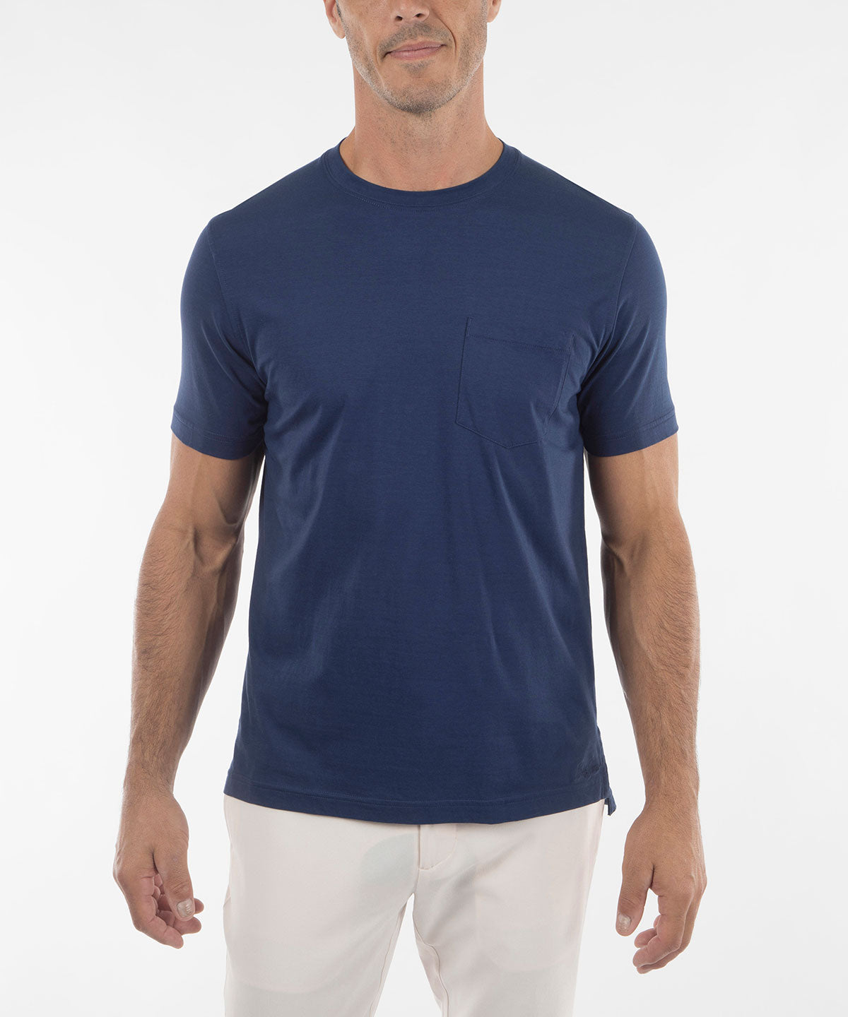 Signature Ultra-Light Pima Cotton Short-Sleeve Crew Neck T-Shirt