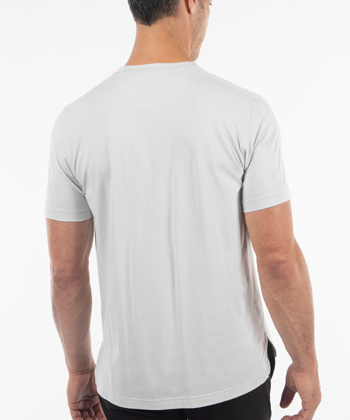 Signature Ultra-Light Pima Cotton Short-Sleeve V-Neck T-Shirt