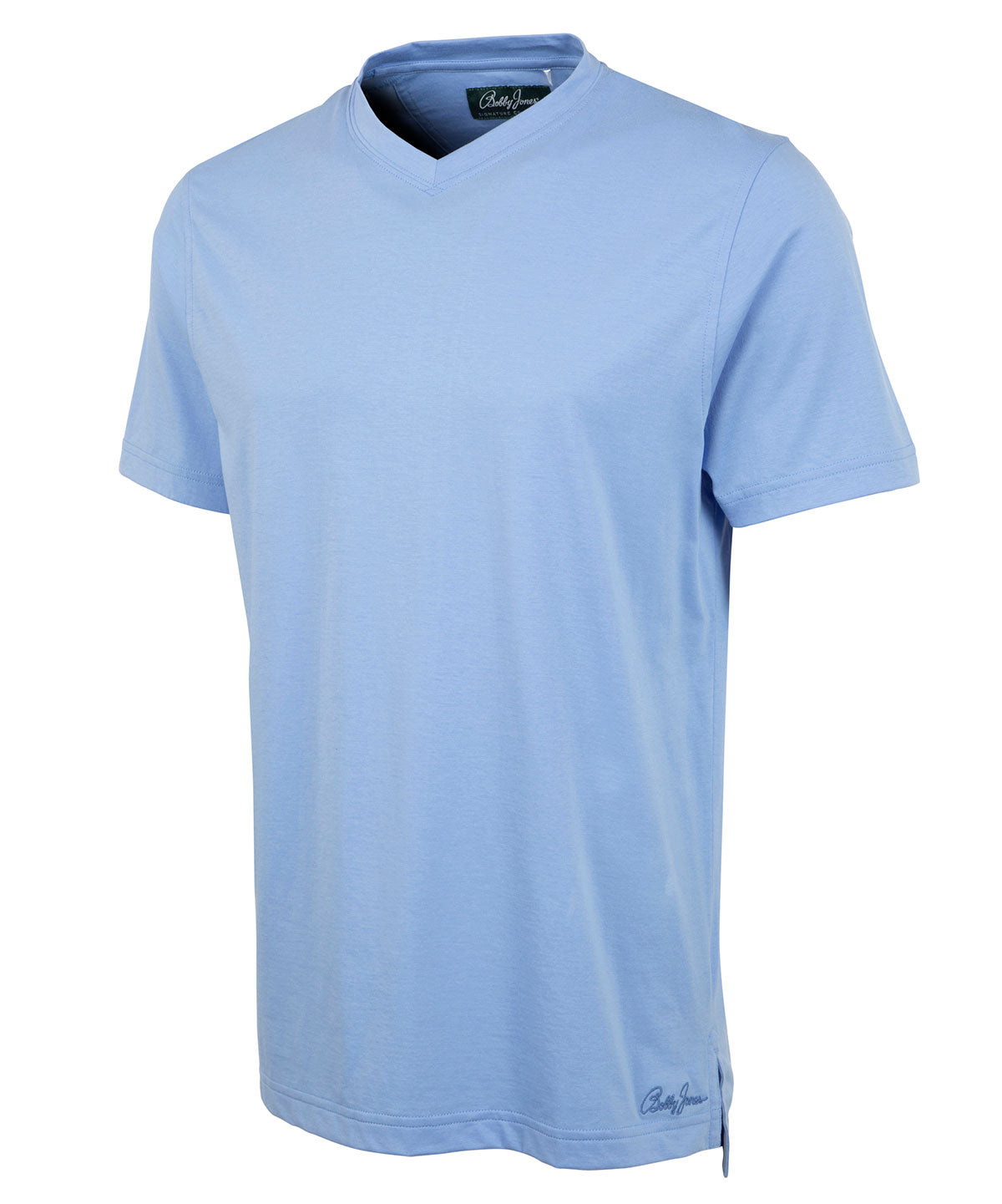 Signature Ultra-Light Pima Cotton Short-Sleeve V-Neck T-Shirt