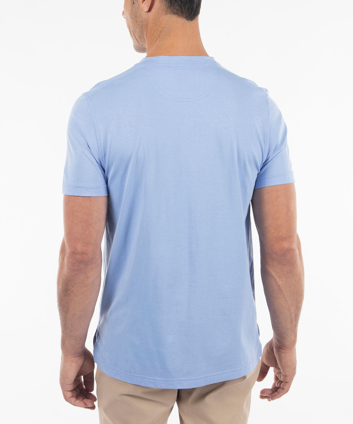 Signature Ultra-Light Pima Cotton Short-Sleeve V-Neck T-Shirt