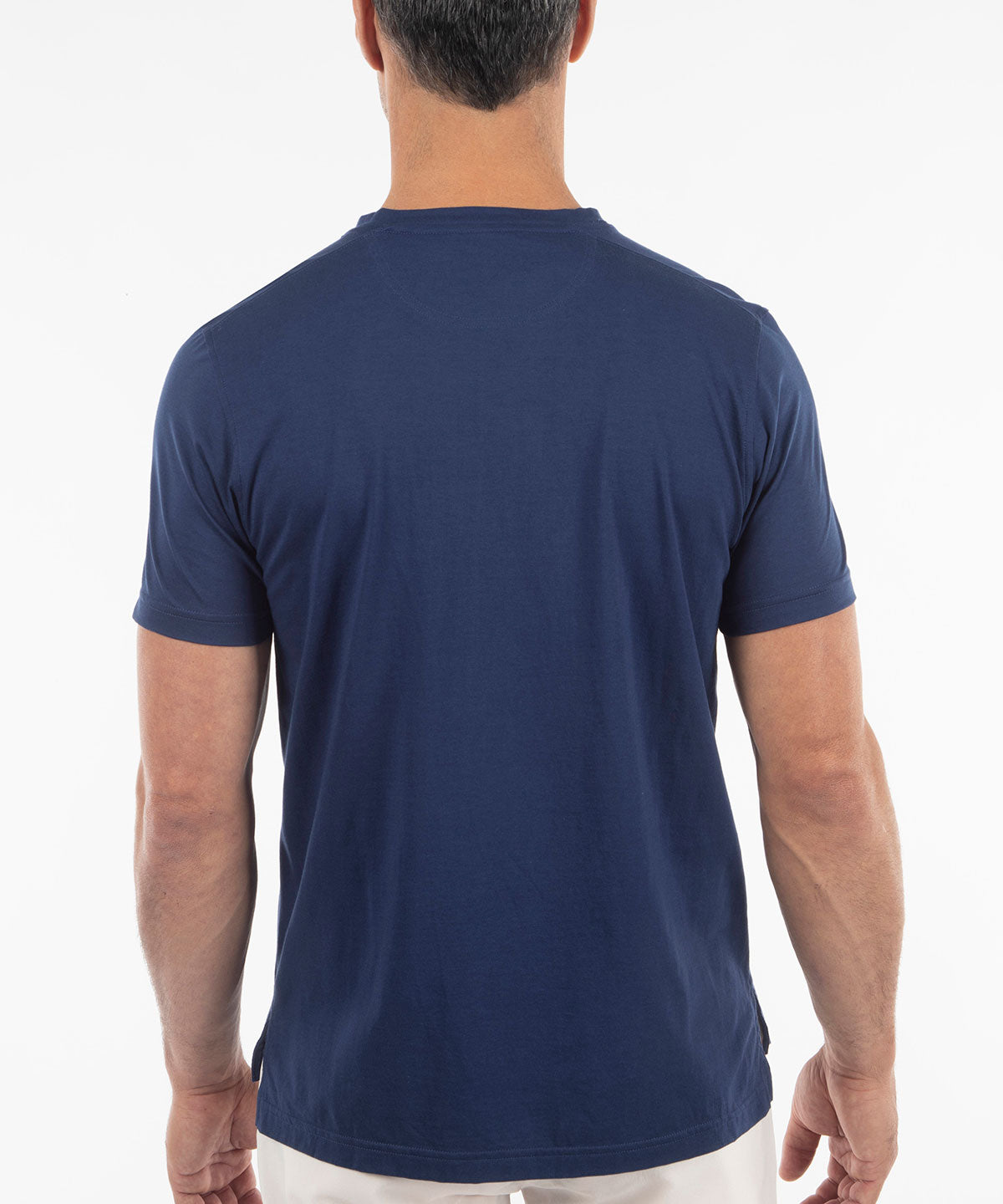 Signature Ultra-Light Pima Cotton Short-Sleeve V-Neck T-Shirt