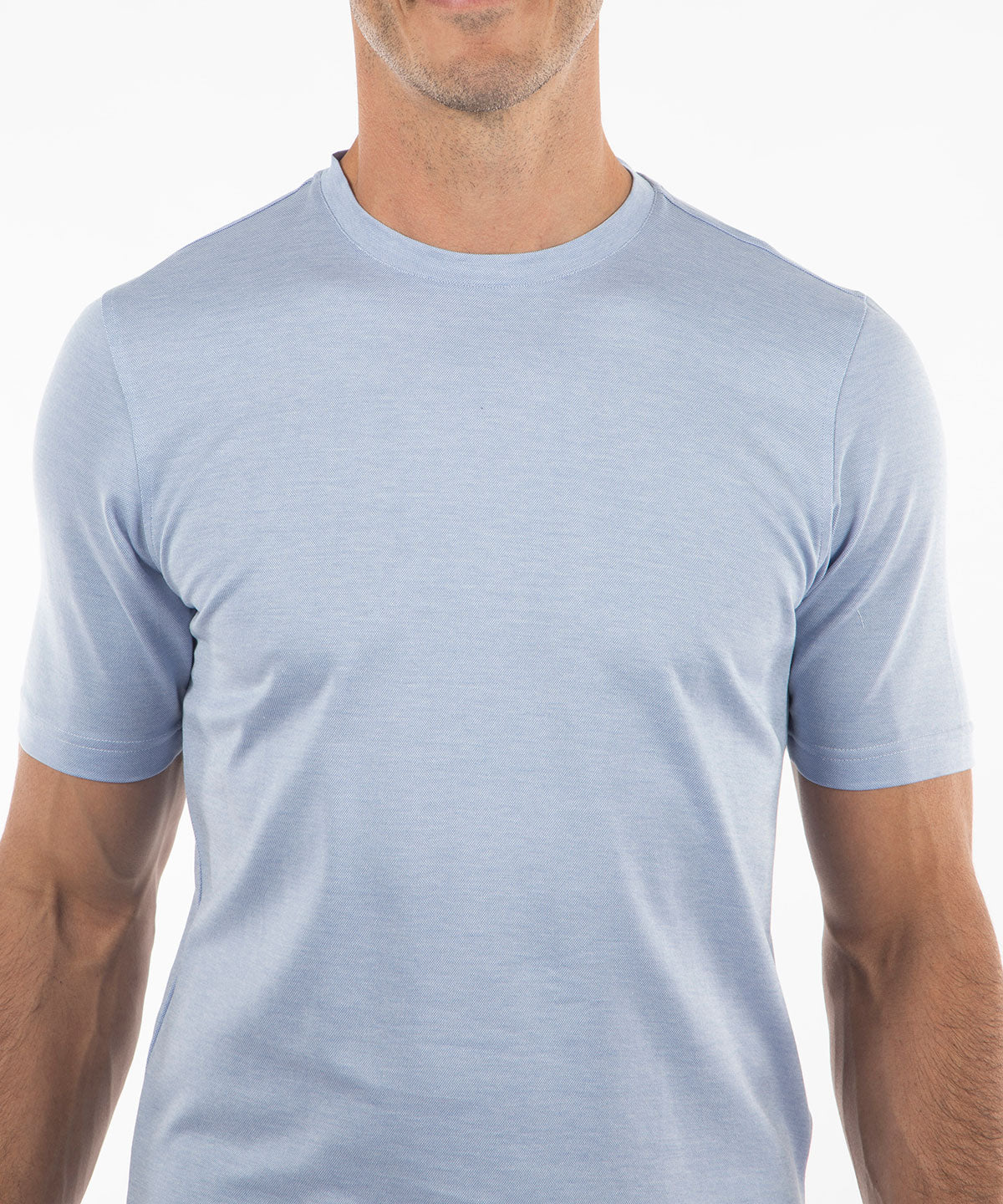 Signature Pima Cotton Lightweight Short-Sleeve Crew Neck T-Shirt