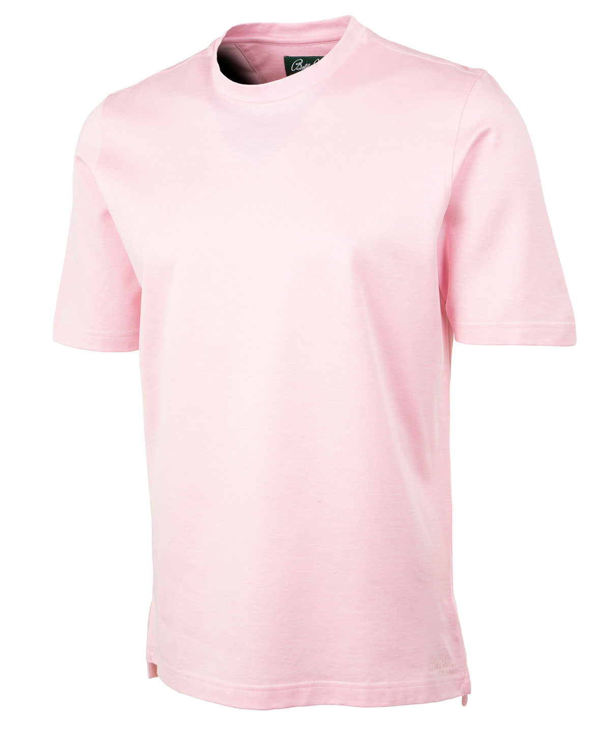 Signature Pima Cotton Lightweight Short-Sleeve Crew Neck T-Shirt