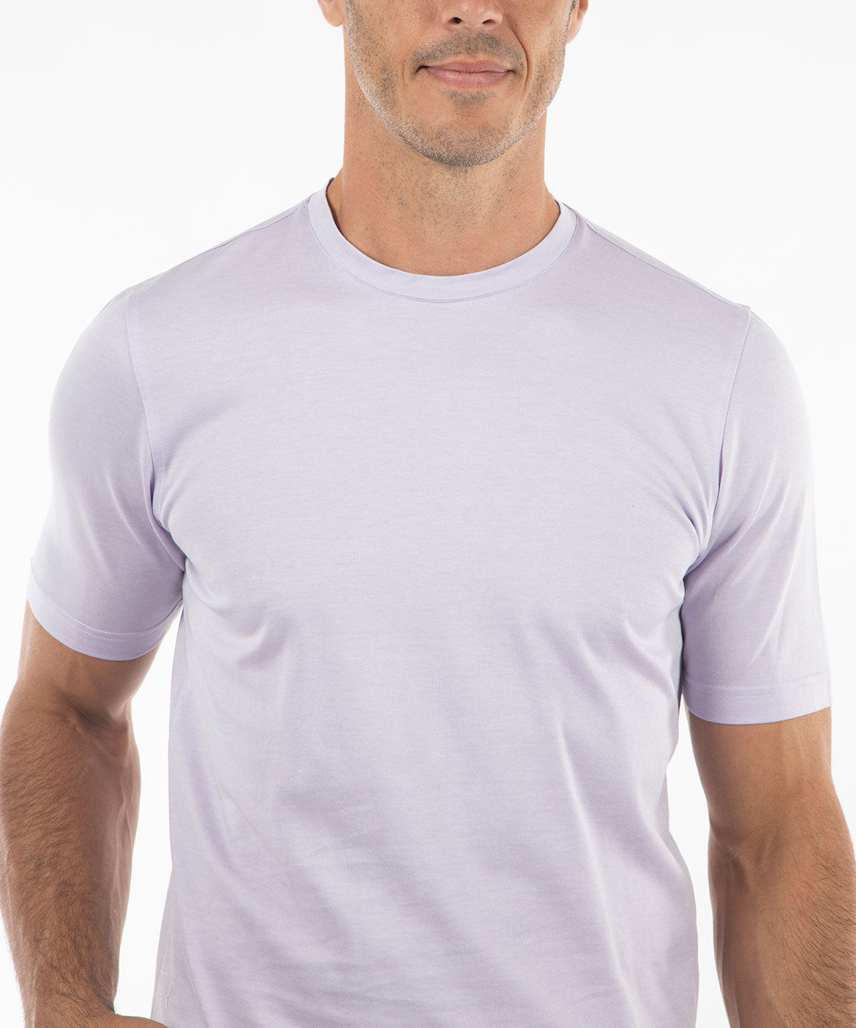 Signature Pima Cotton Lightweight Short-Sleeve Crew Neck T-Shirt