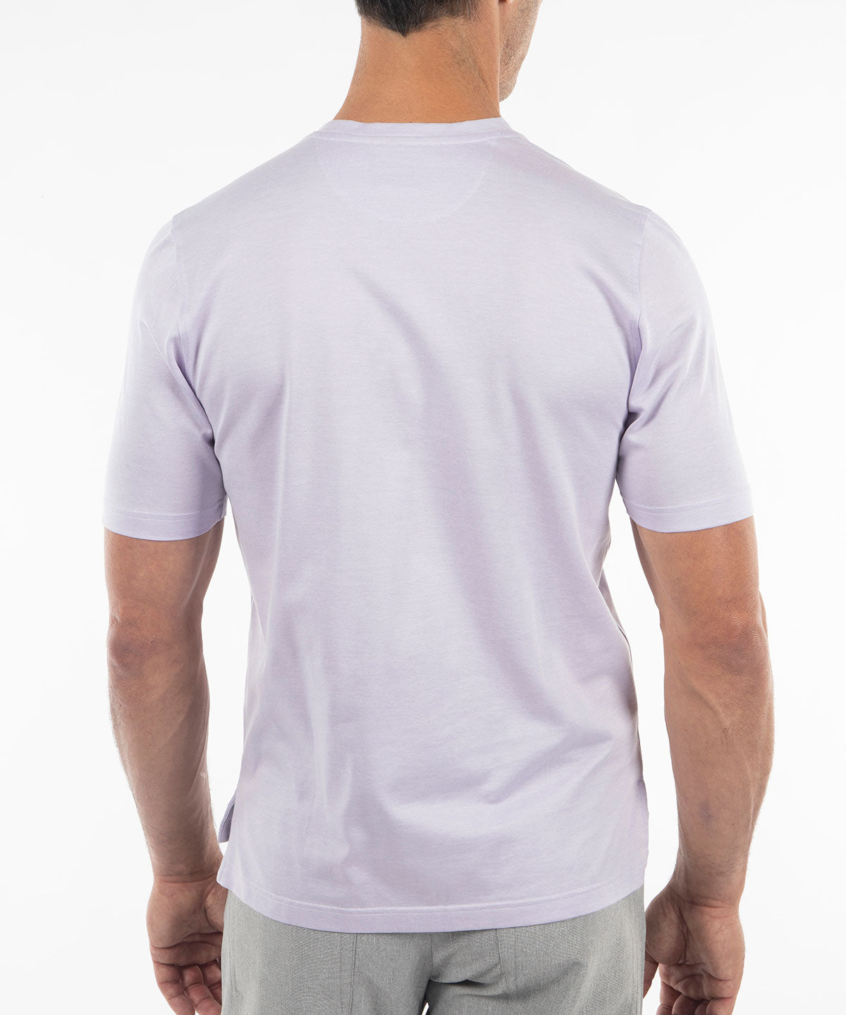 Signature Pima Cotton Lightweight Short-Sleeve Crew Neck T-Shirt