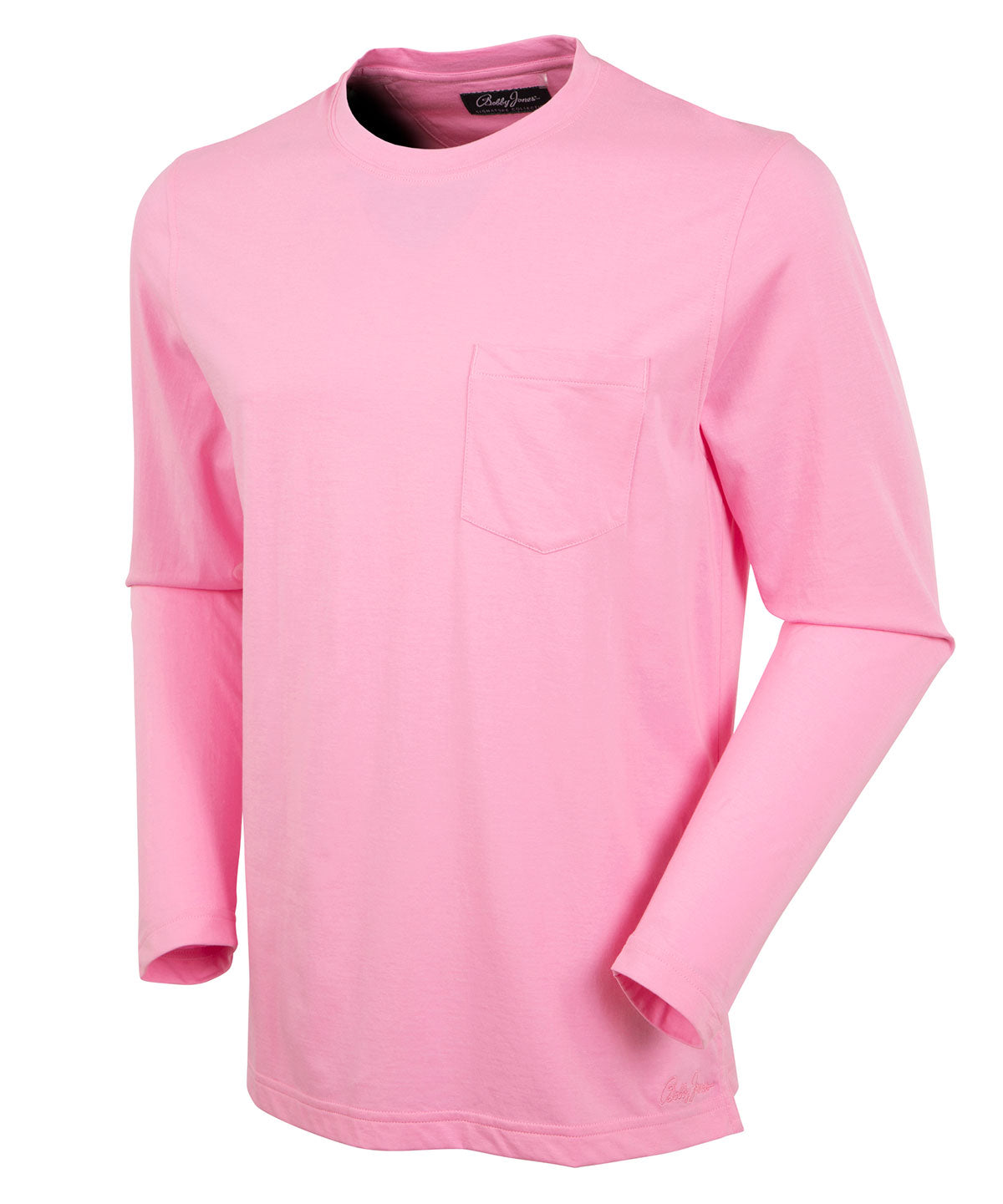 Signature Ultra-Light Pima Cotton Long-Sleeve Crew Neck T-Shirt