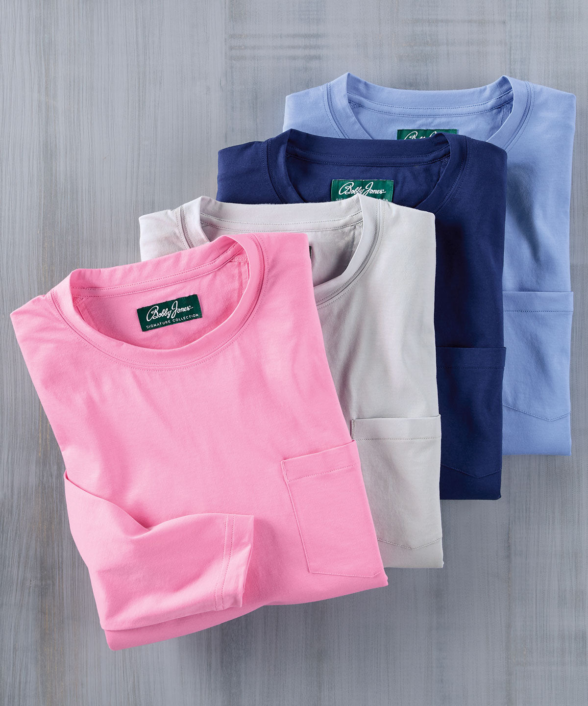 Signature Ultra-Light Pima Cotton Long-Sleeve Crew Neck T-Shirt