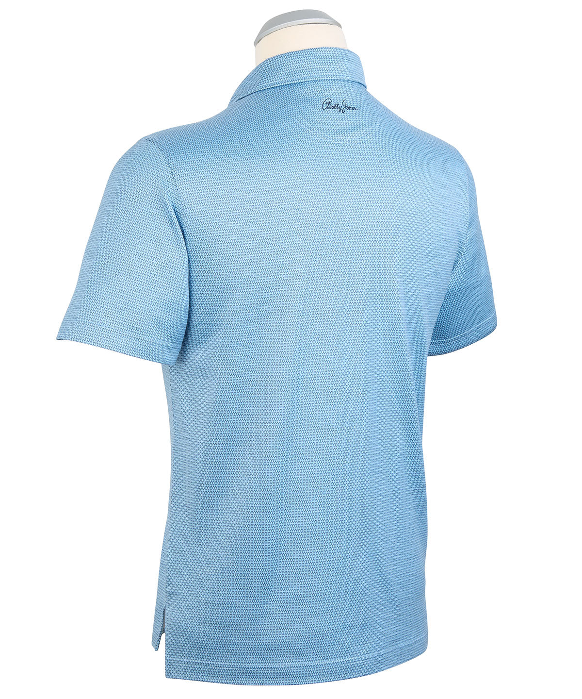 Signature 100% Mercerized Cotton Whitcombe Diamond Jacquard Polo Shirt