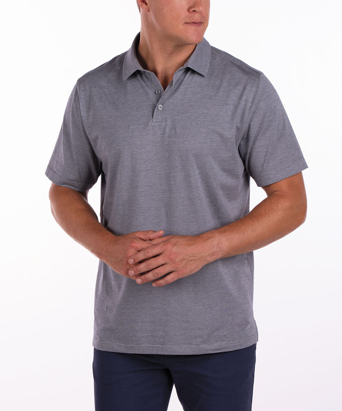 Signature Liquid Stretch Cotton Short-Sleeve Polo Shirt