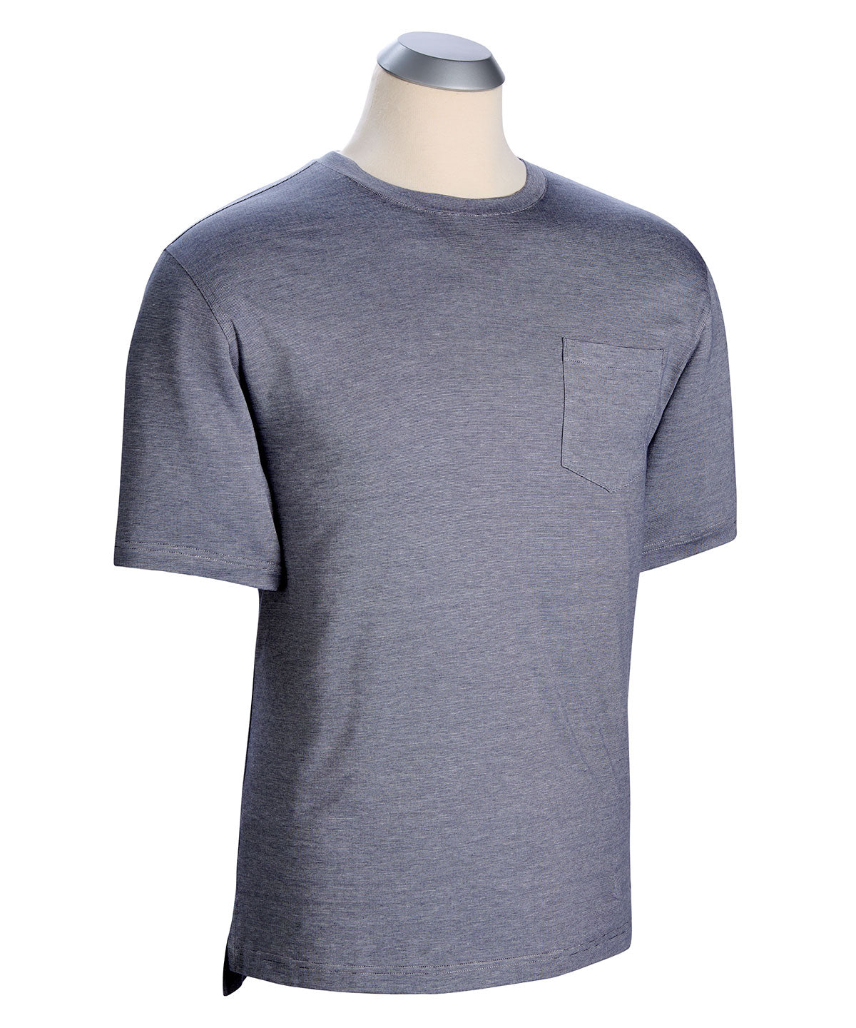 Signature Pima Cotton Stretch Short-Sleeve Crew Neck T-Shirt