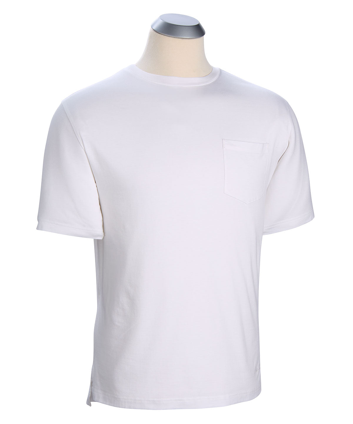 Signature Pima Cotton Stretch Short-Sleeve Crew Neck T-Shirt