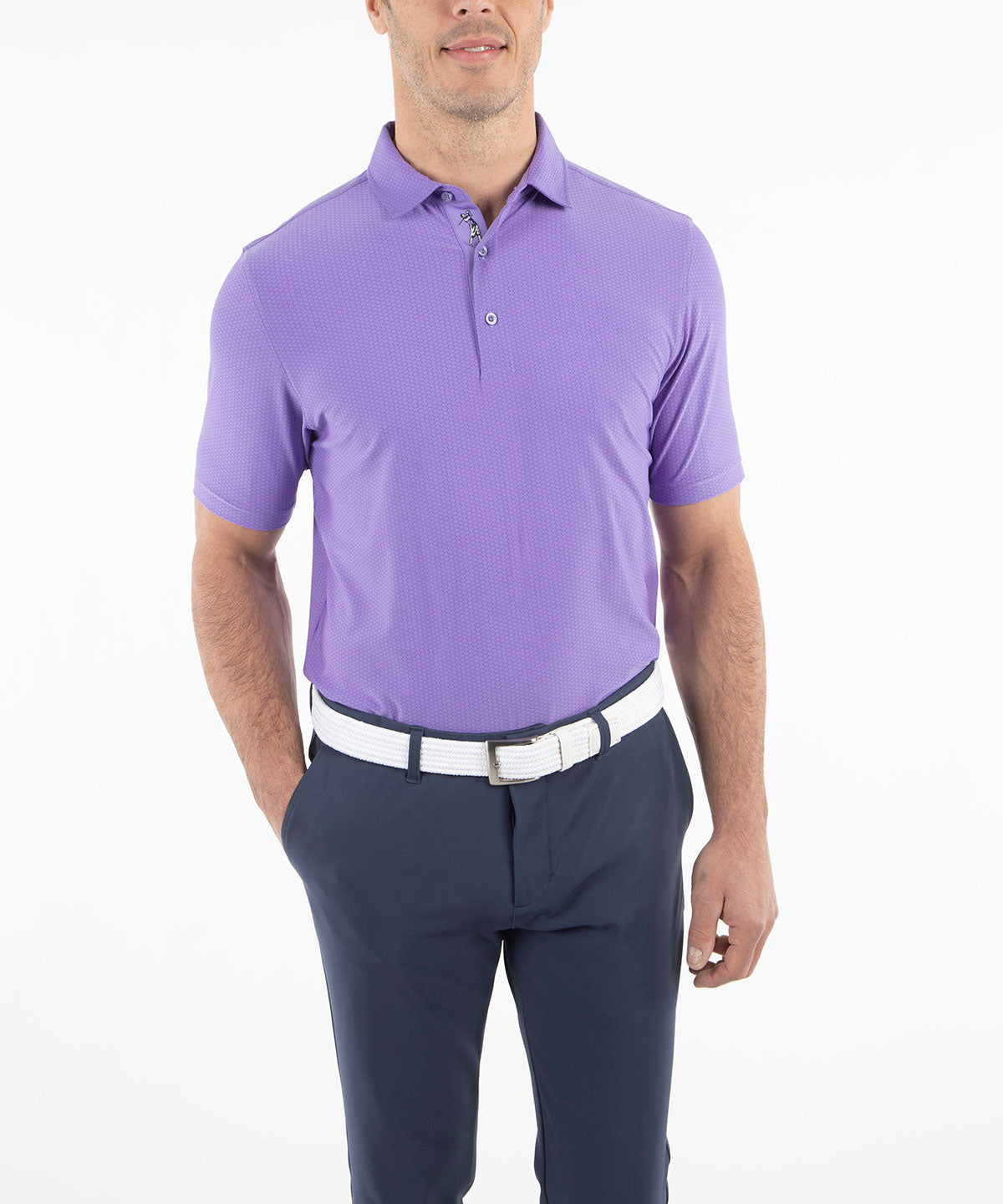 Performance Jersey Balata Print Polo