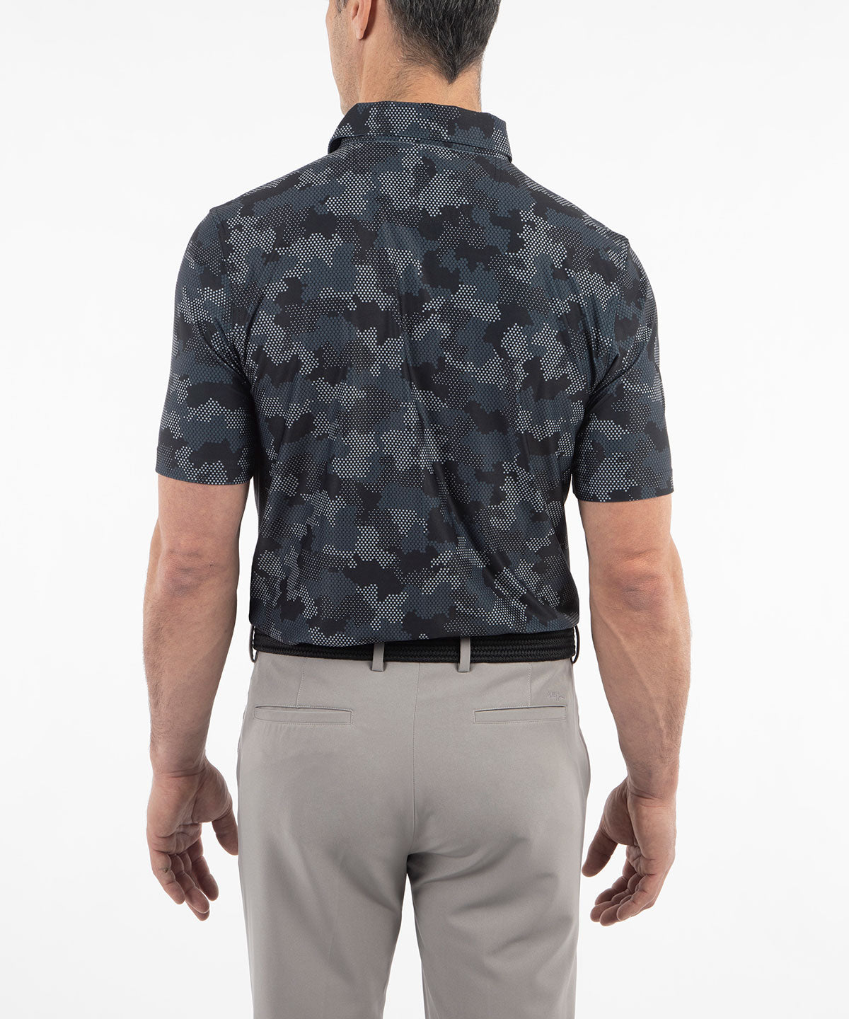 Performance Jersey Armed Forces Camo Print Polo