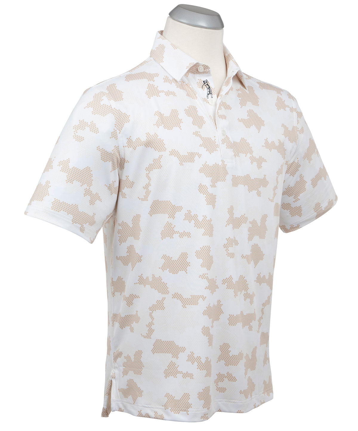 Performance Jersey Armed Forces Camo Print Polo
