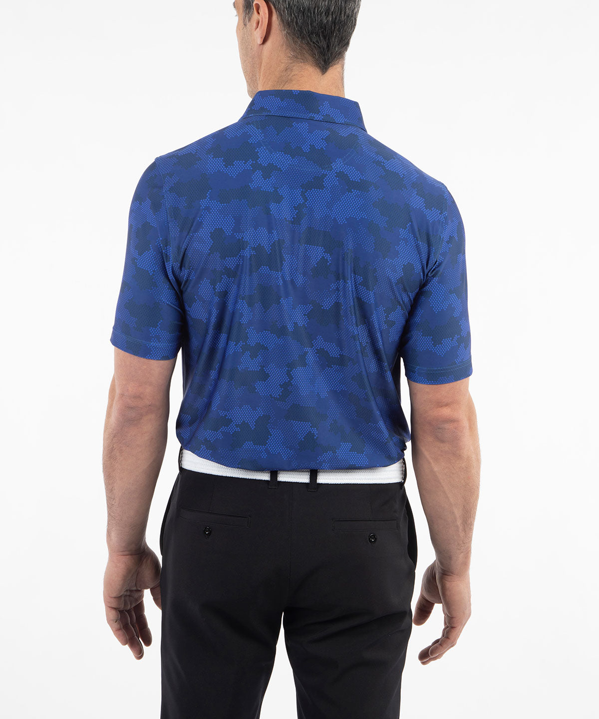 Performance Jersey Armed Forces Camo Print Polo
