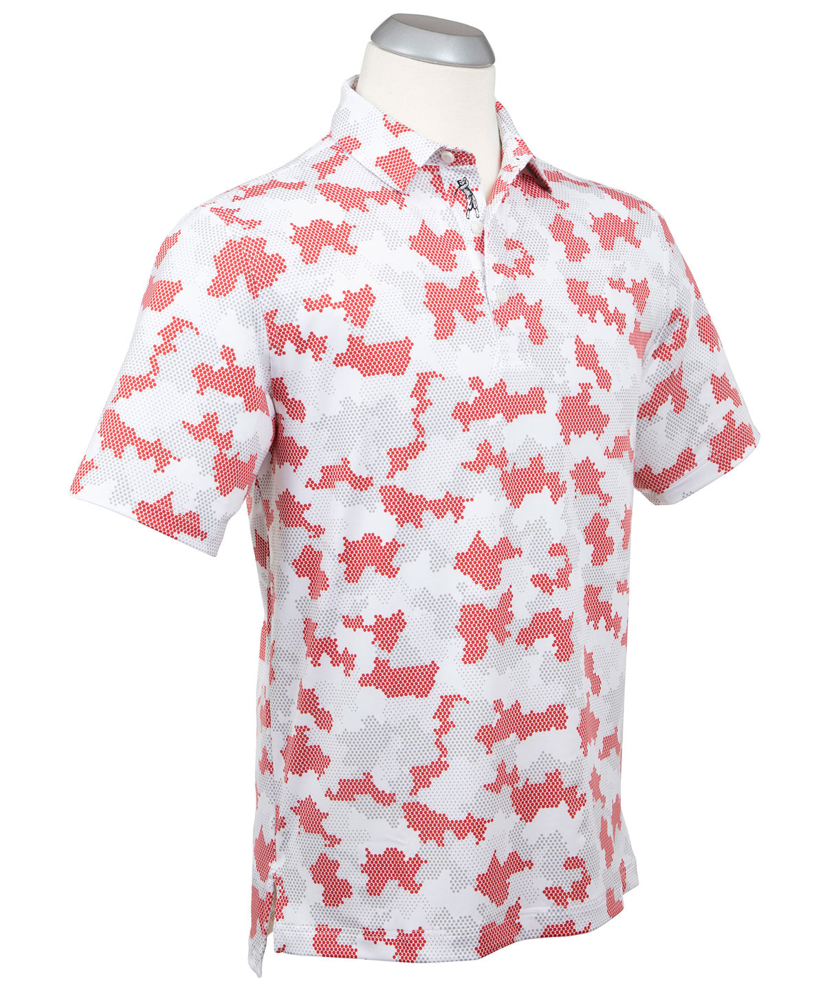 Performance Jersey Armed Forces Camo Print Polo