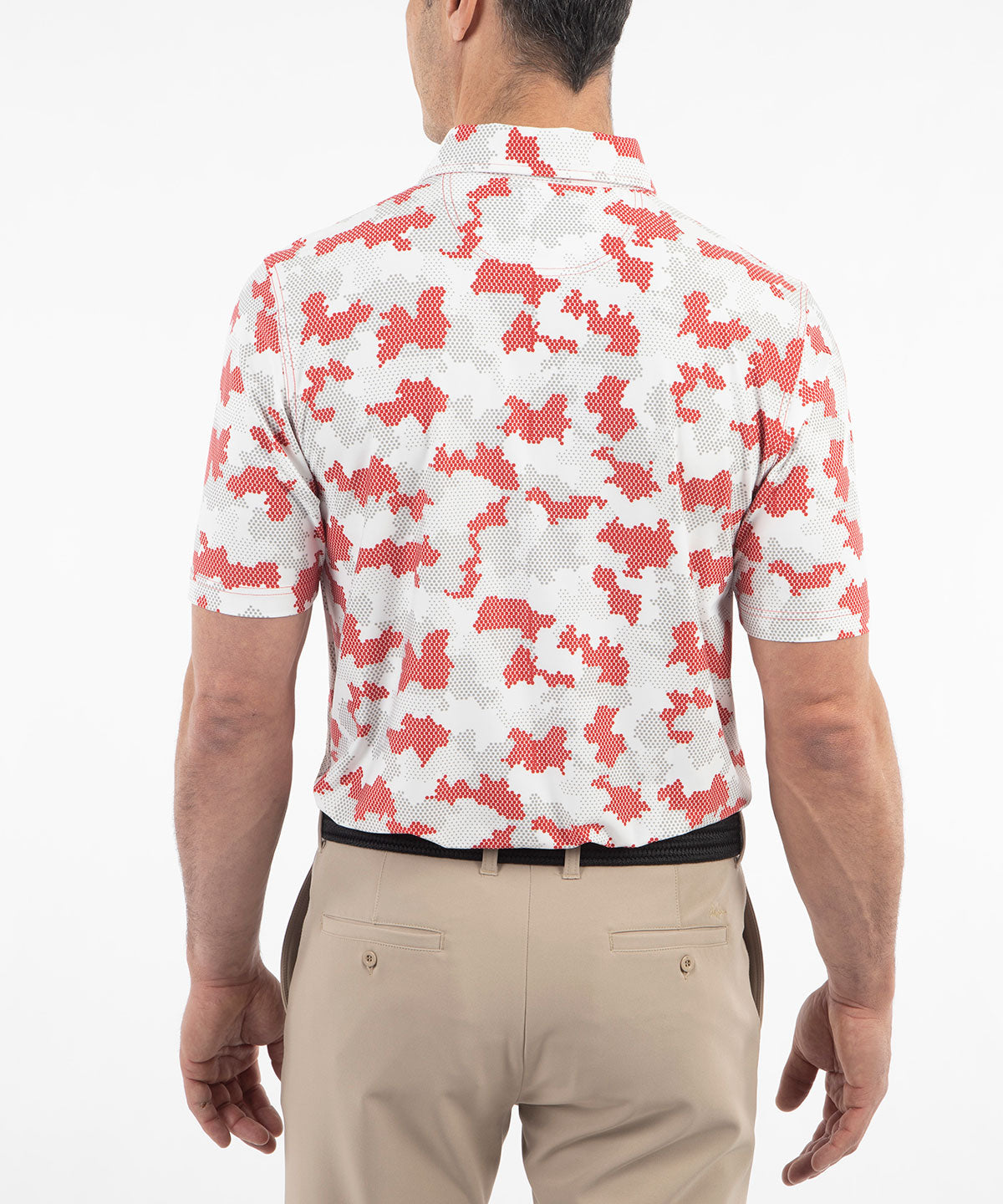 Performance Jersey Armed Forces Camo Print Polo