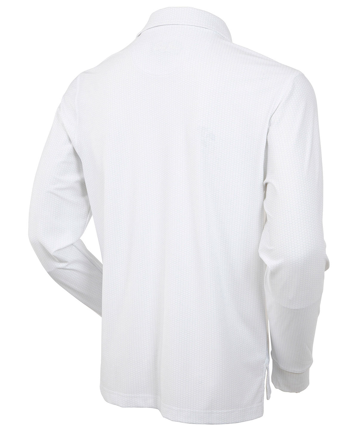 Performance Jersey Balata Print Long-Sleeve Polo
