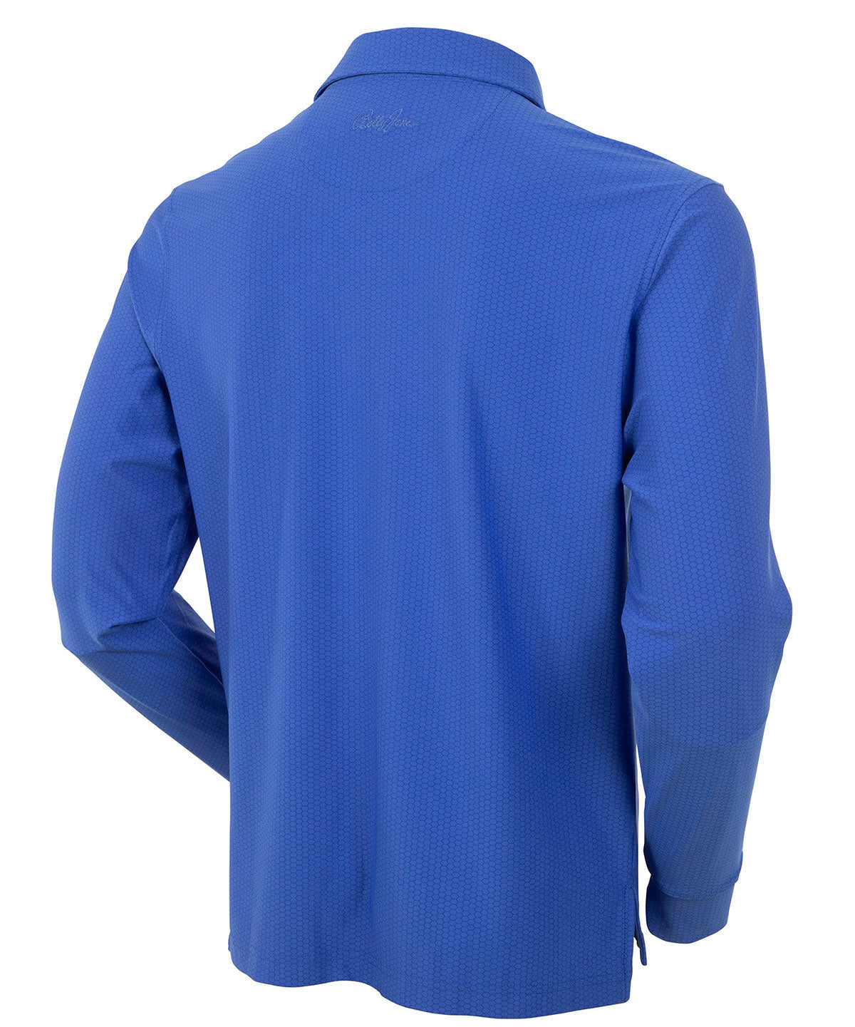 Performance Jersey Balata Print Long-Sleeve Polo