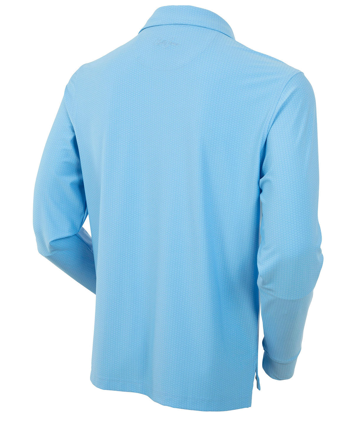 Performance Jersey Balata Print Long-Sleeve Polo