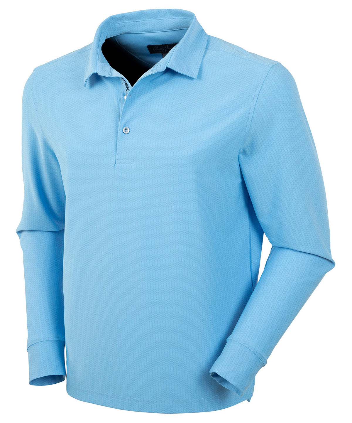 Performance Jersey Balata Print Long-Sleeve Polo