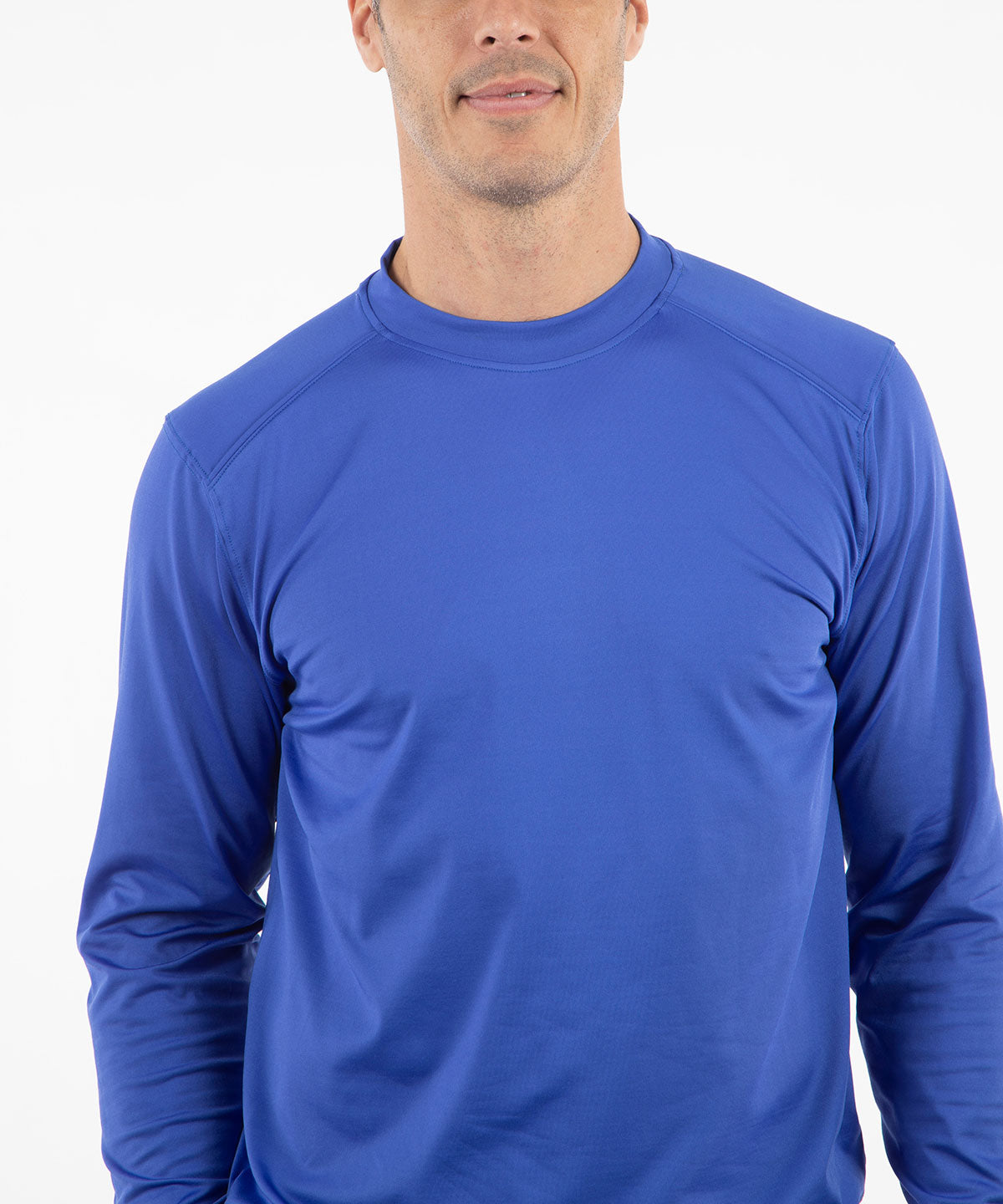 Performance Jersey Balata Long-Sleeve Mock Neck T-Shirt