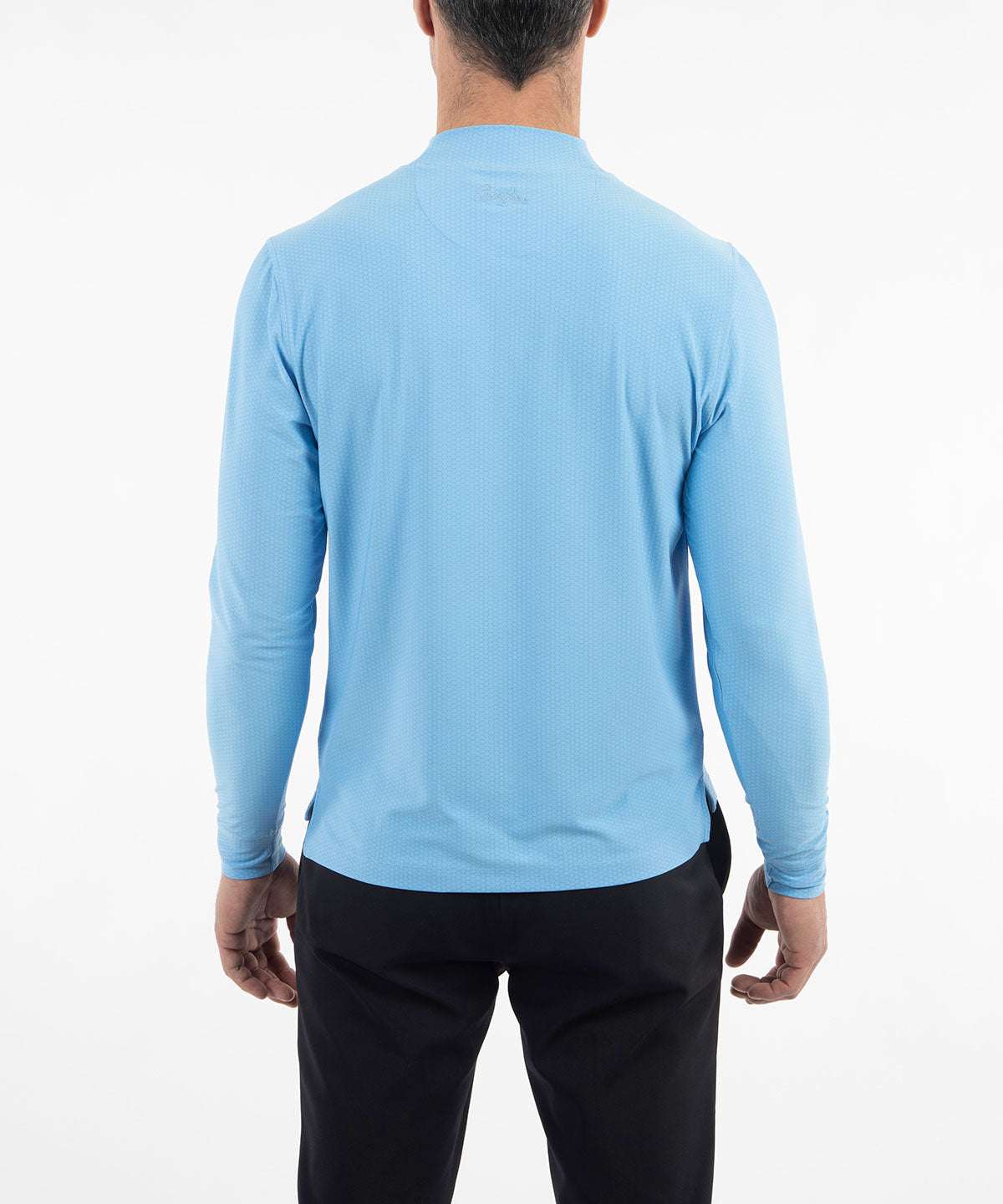 Performance Jersey Balata Long-Sleeve Mock Neck T-Shirt