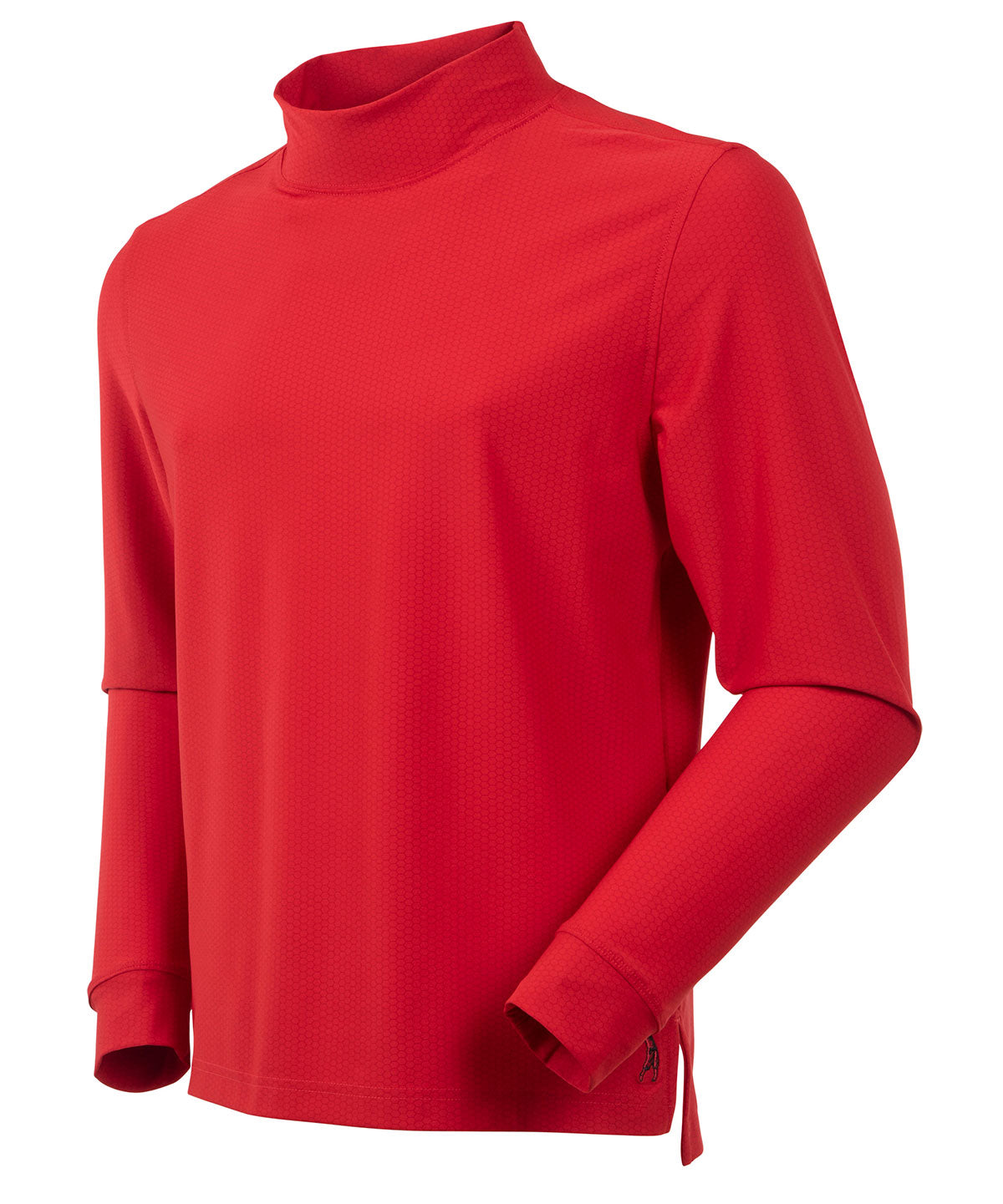 Performance Jersey Balata Long-Sleeve Mock Neck T-Shirt