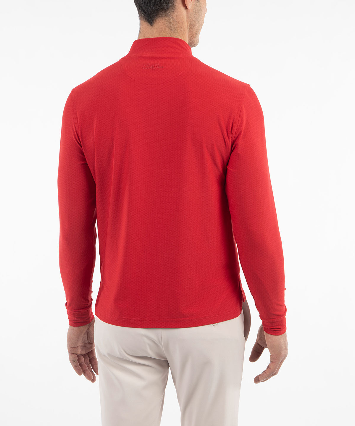 Performance Jersey Balata Long-Sleeve Mock Neck T-Shirt