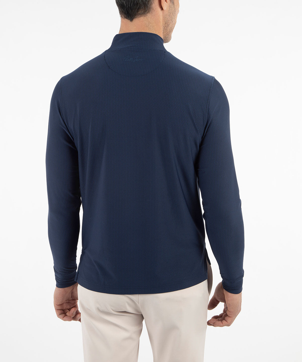 Performance Jersey Balata Long-Sleeve Mock Neck T-Shirt