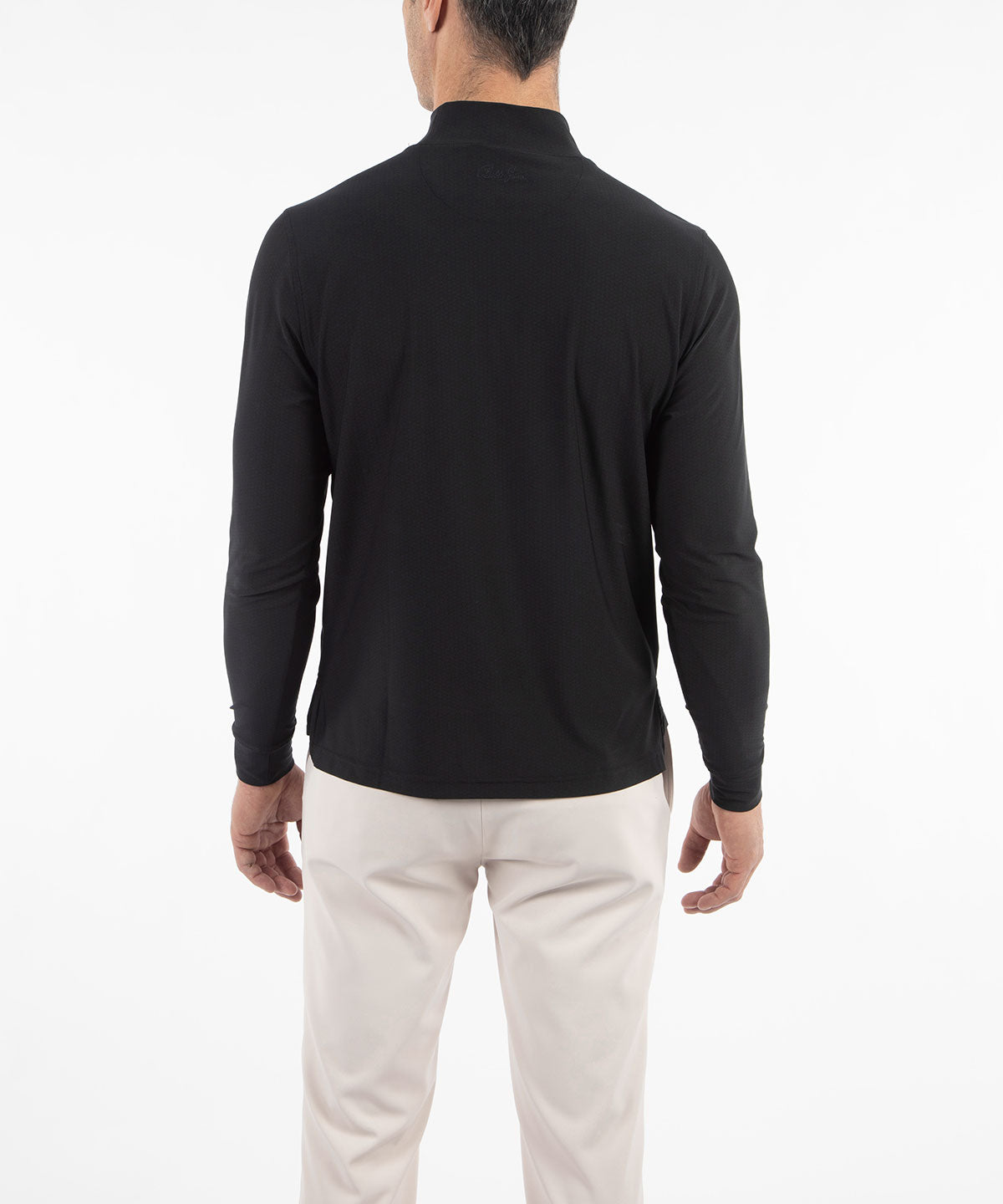 Performance Jersey Balata Long-Sleeve Mock Neck T-Shirt
