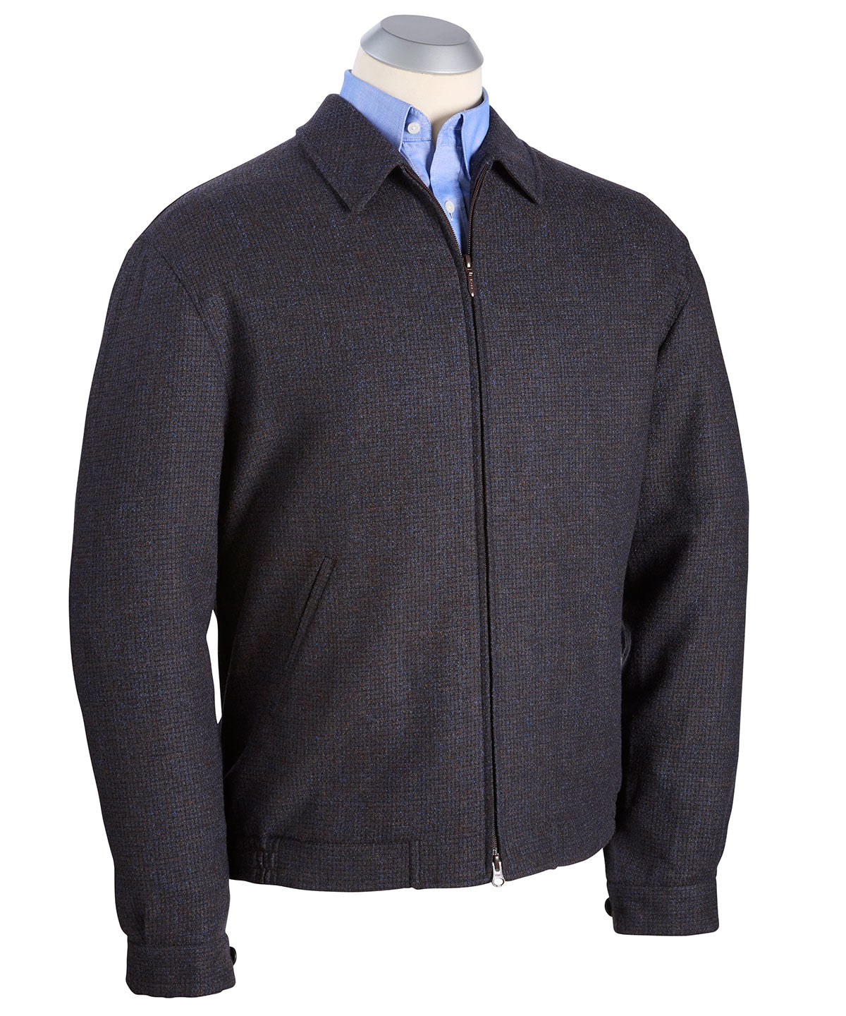 Signature Wool Blend Blouson Jacket