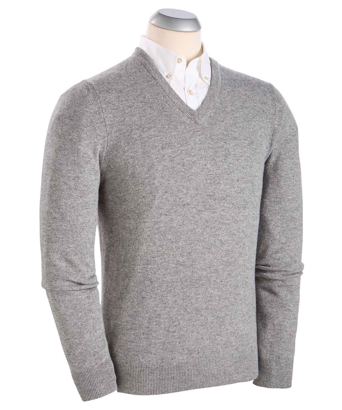 Heritage 100% Italian Cashmere V-Neck Sweater