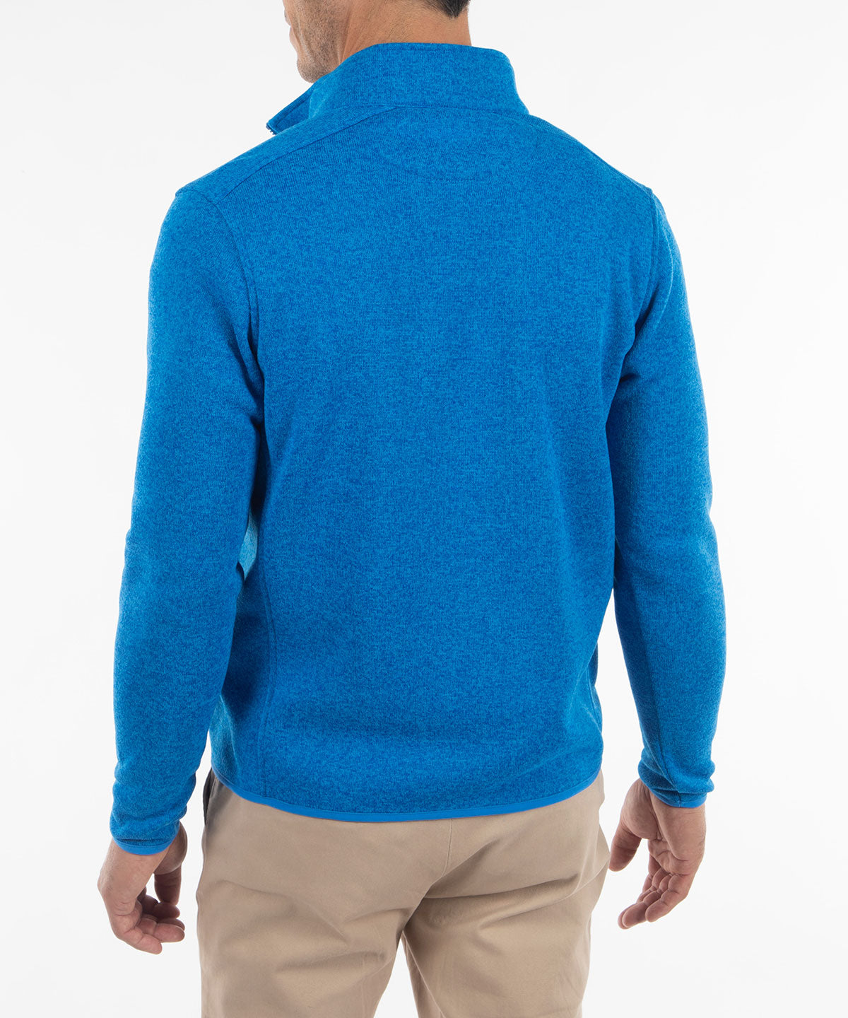 Performance Heathered Full Zip Fleece Jacket