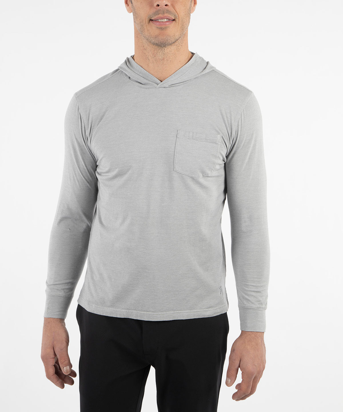 Signature Liquid Stretch Cotton Long-Sleeve Hoodie