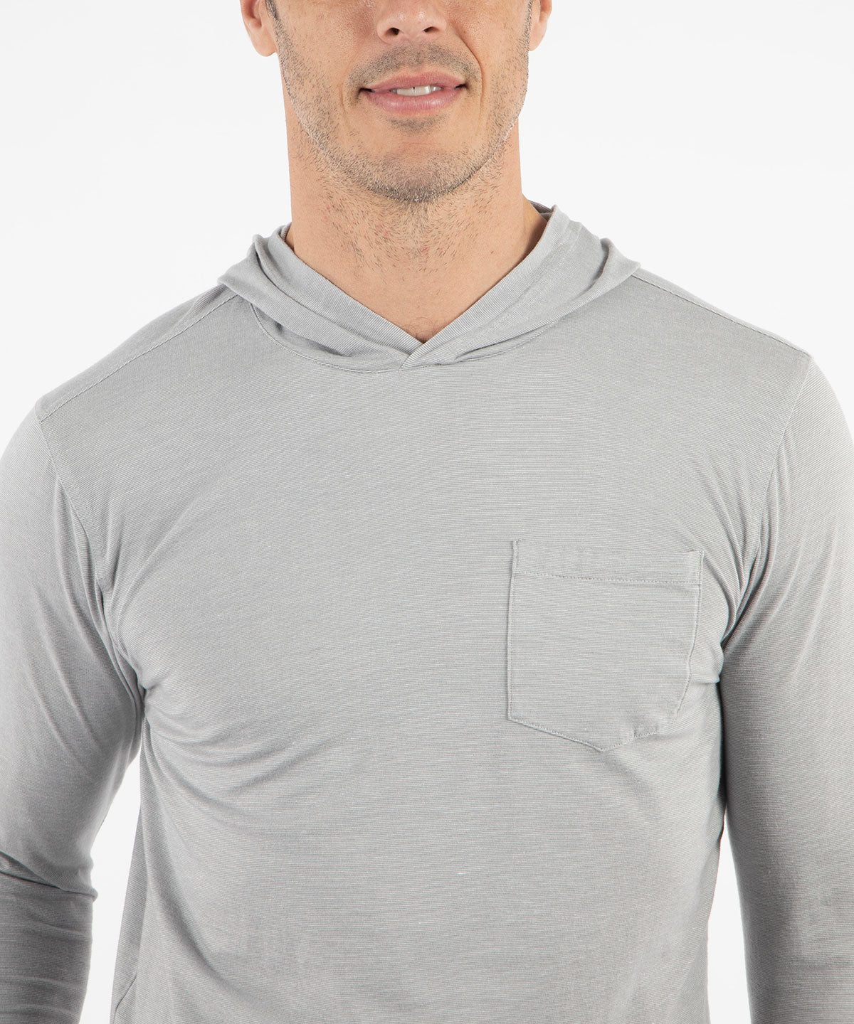 Signature Liquid Stretch Cotton Long-Sleeve Hoodie