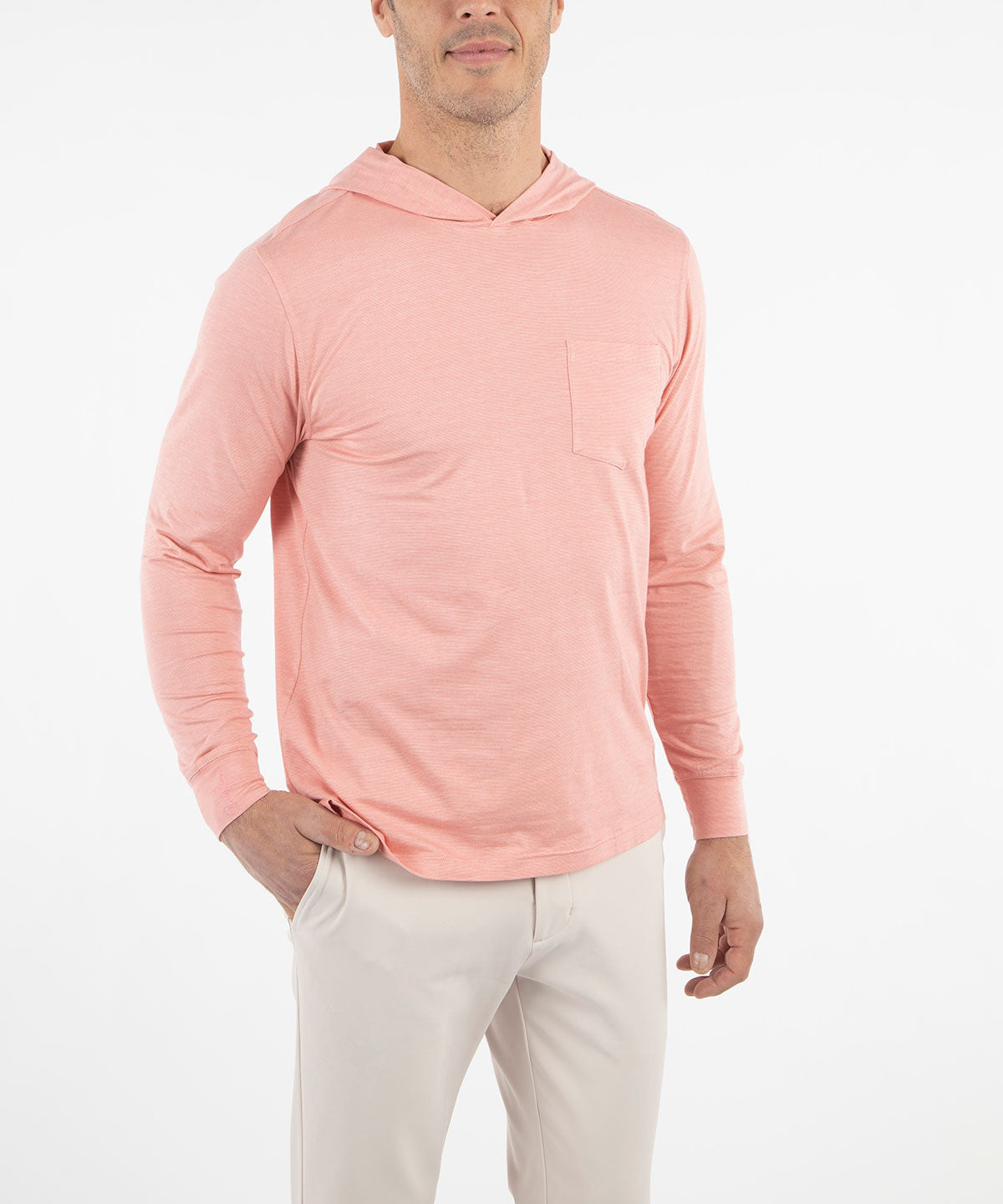 Signature Liquid Stretch Cotton Long-Sleeve Hoodie