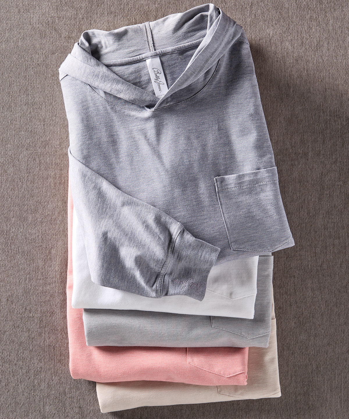 Signature Liquid Stretch Cotton Long-Sleeve Hoodie