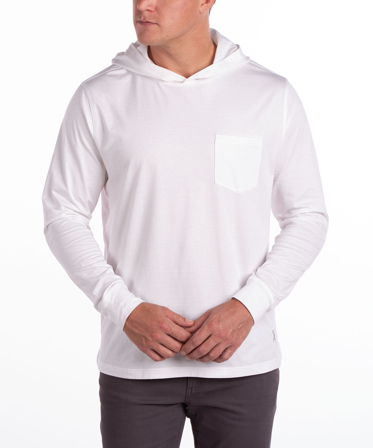 Signature Liquid Stretch Cotton Long-Sleeve Hoodie