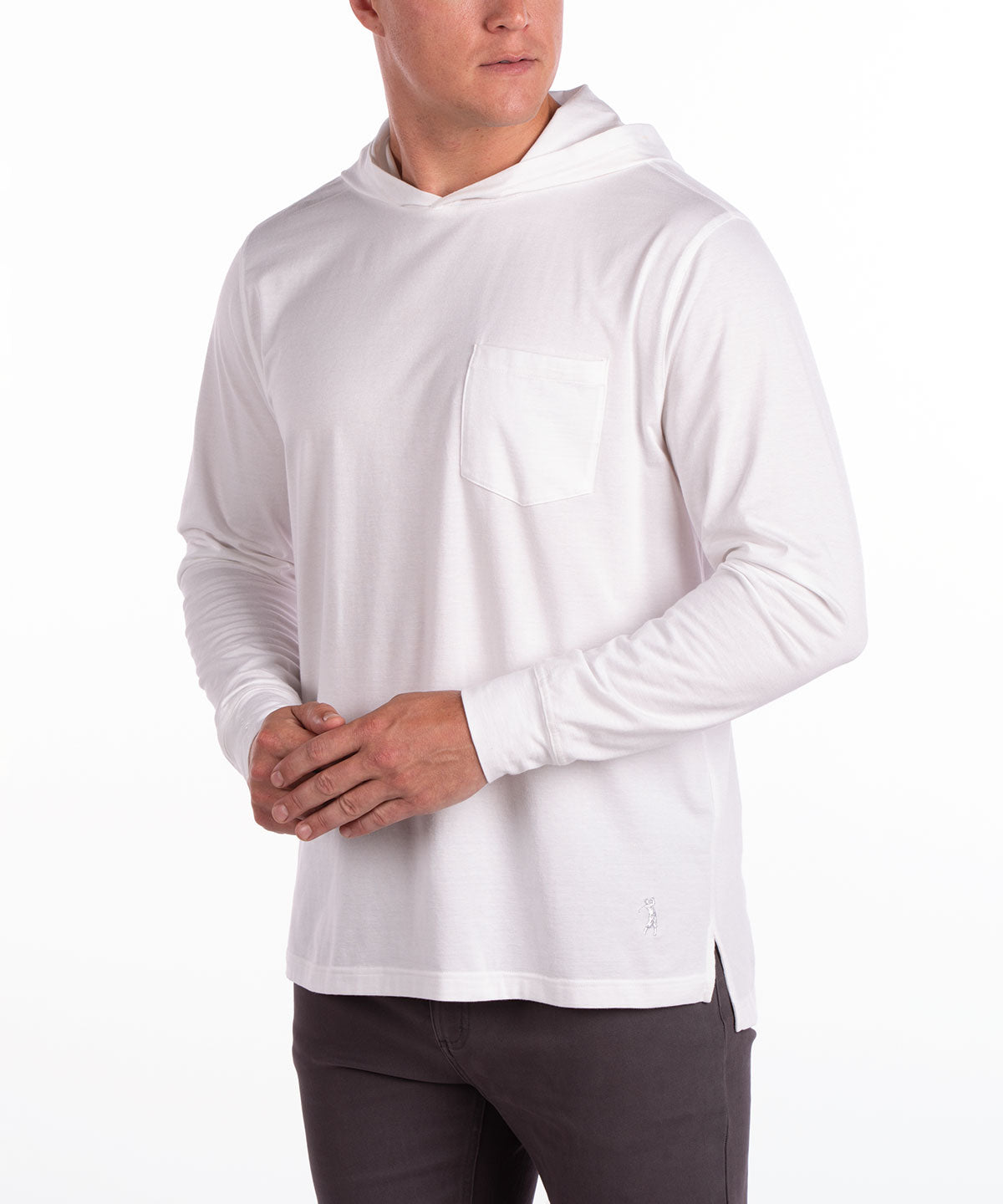 Signature Liquid Stretch Cotton Long-Sleeve Hoodie