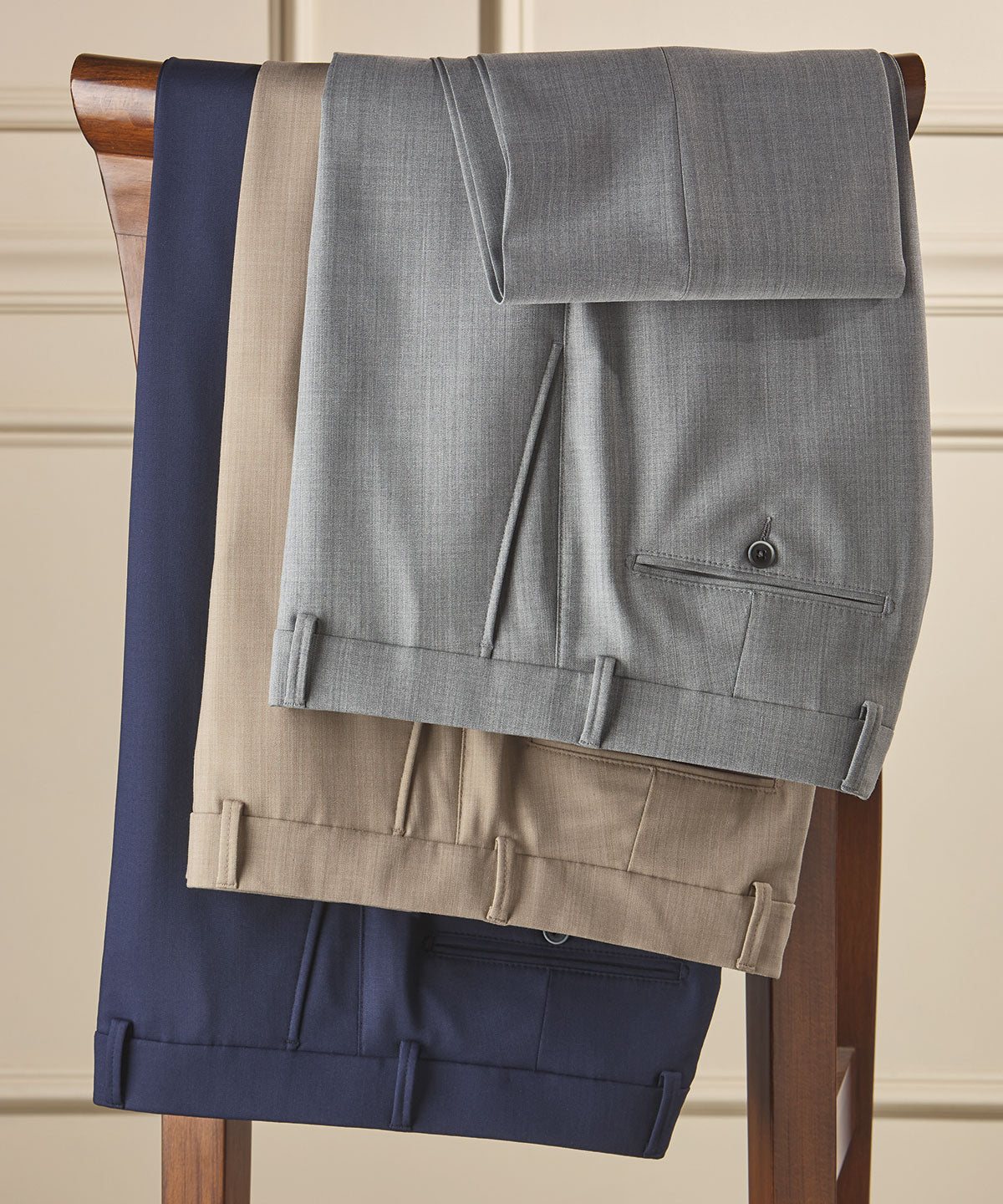Signature Bi-Stretch Serge Wool Pants