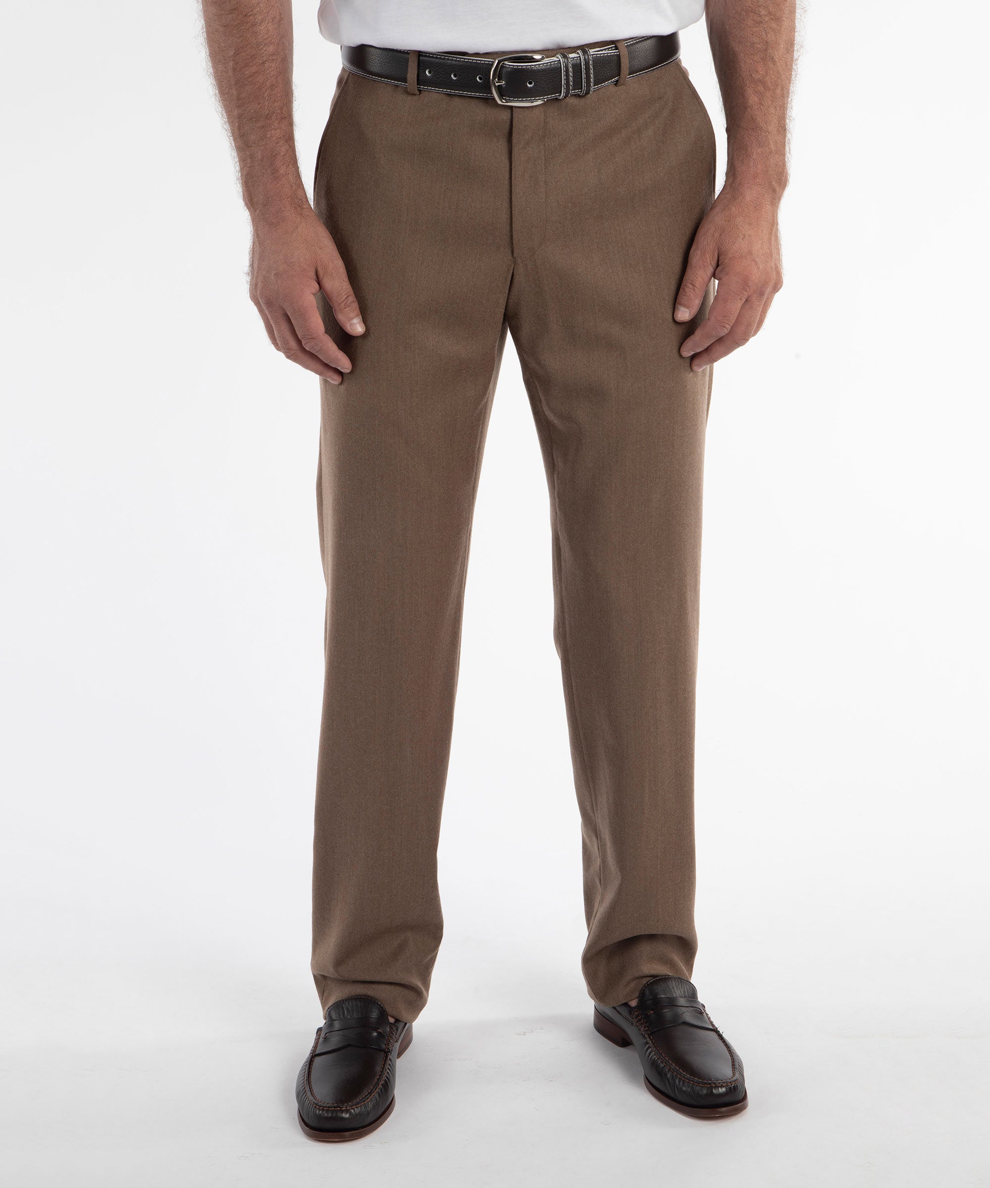 Heritage Italian Solid Wool/Cashmere Dress Pant