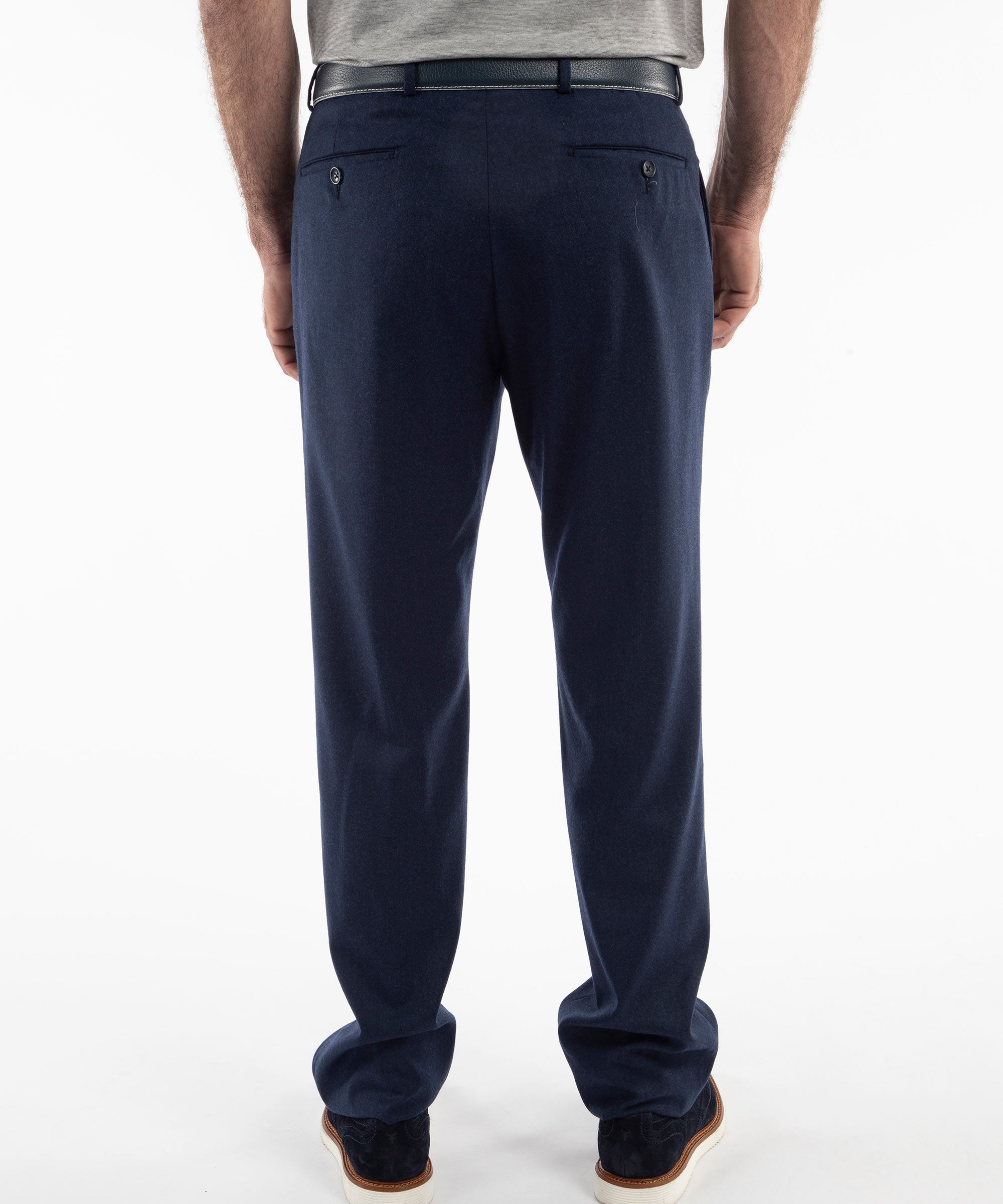 Heritage Italian Solid Wool/Cashmere Dress Pant