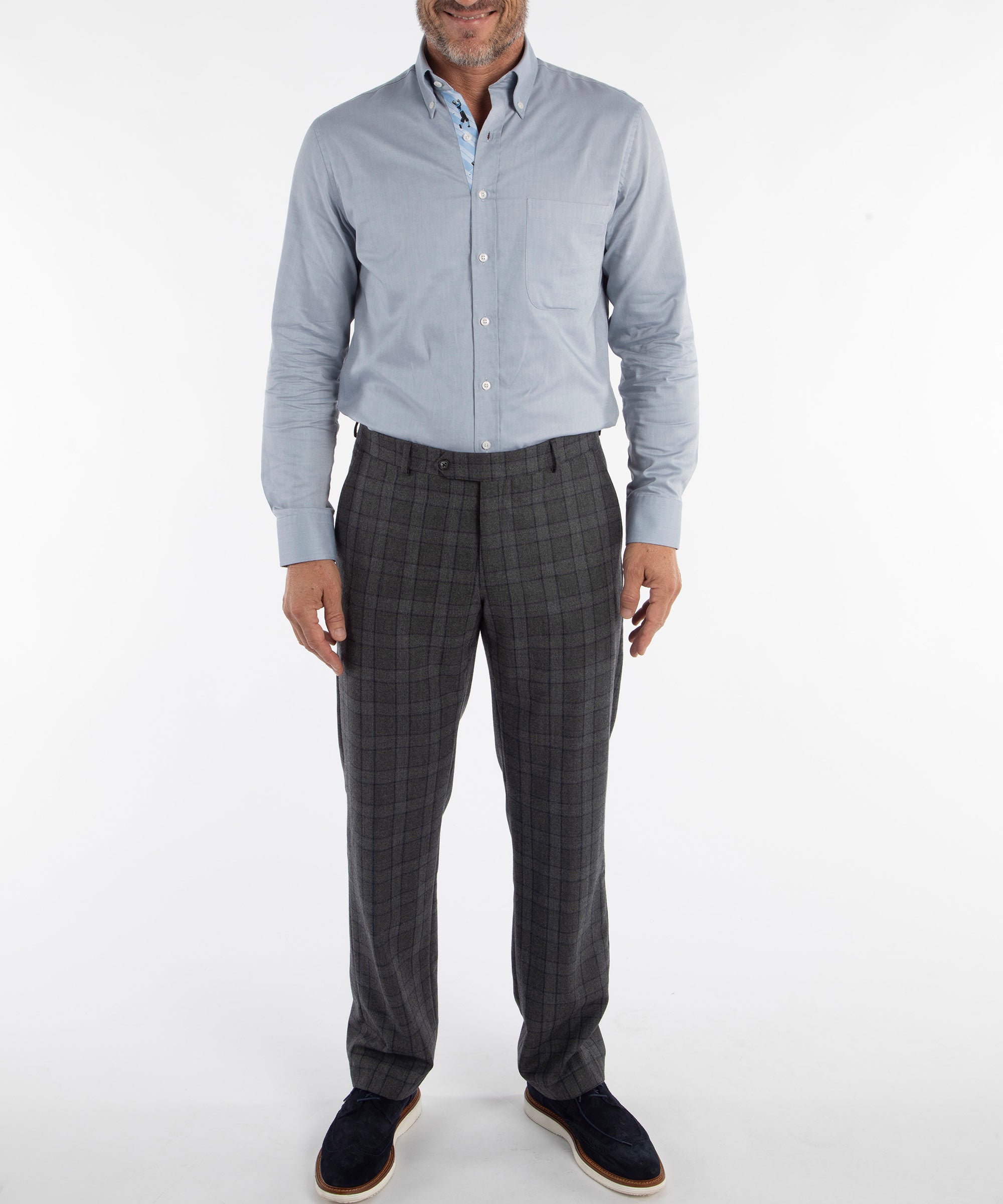 Signature 100% Cotton Oxford Solid Button-Down Shirt