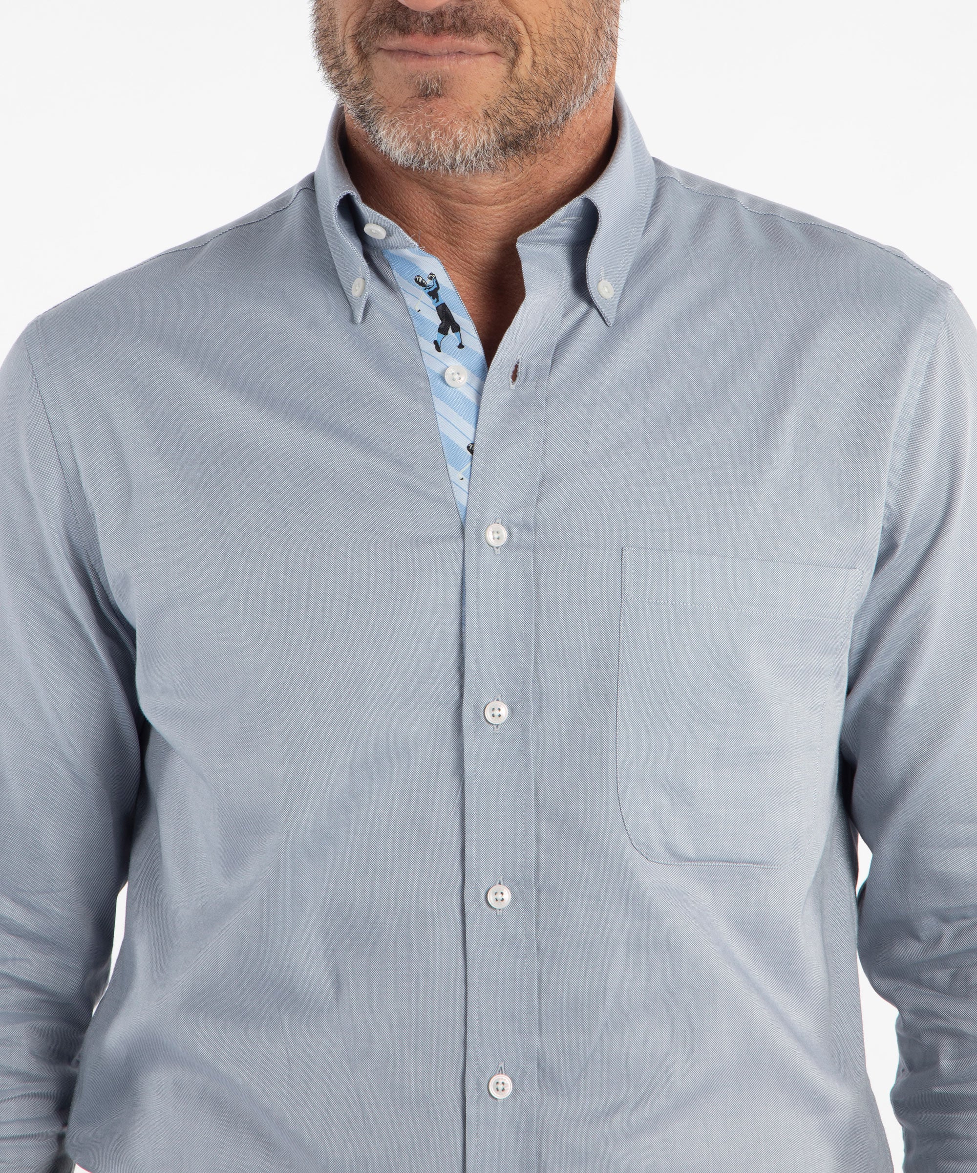 Signature 100% Cotton Oxford Solid Button-Down Shirt