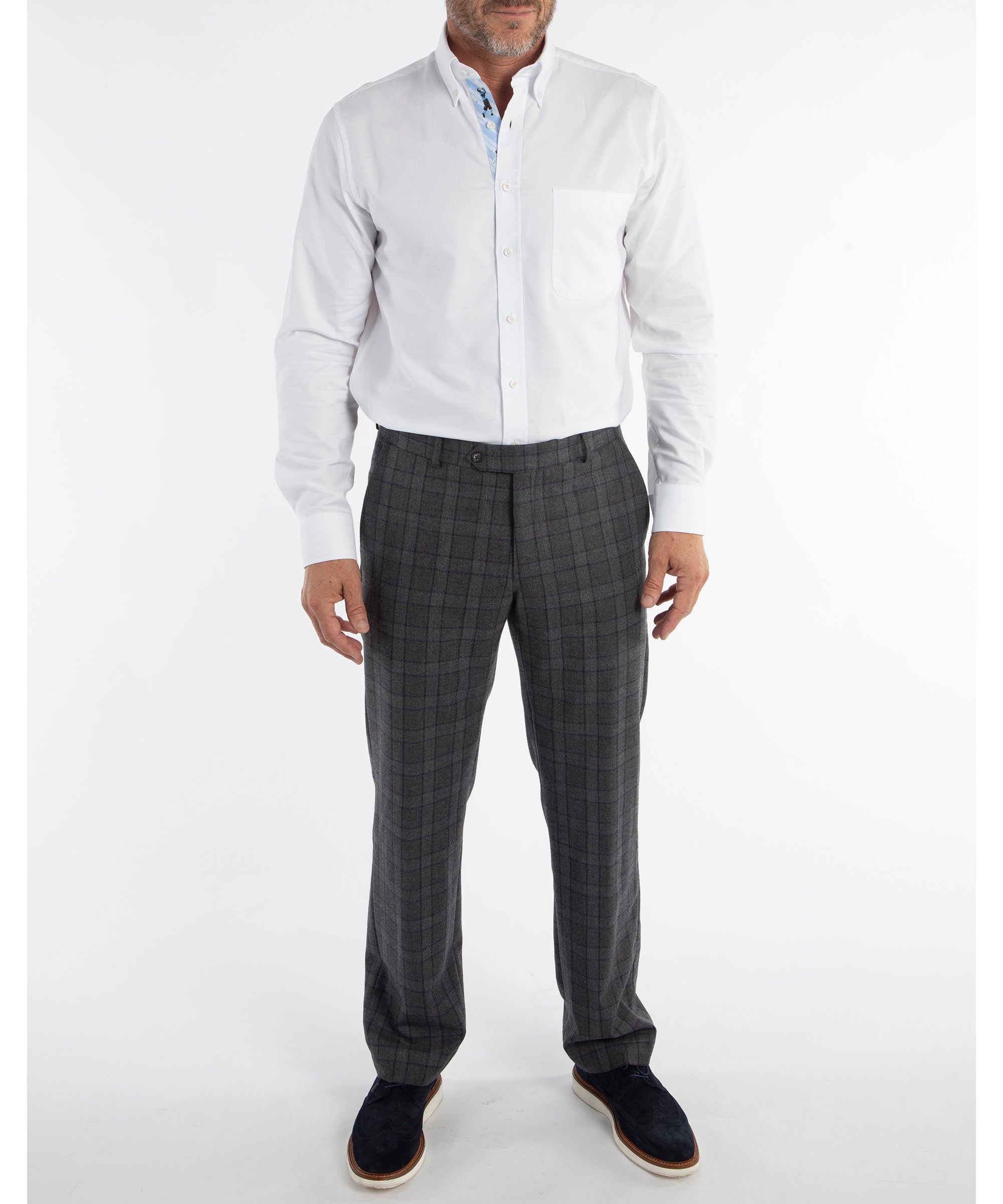 Signature 100% Cotton Oxford Solid Button-Down Shirt