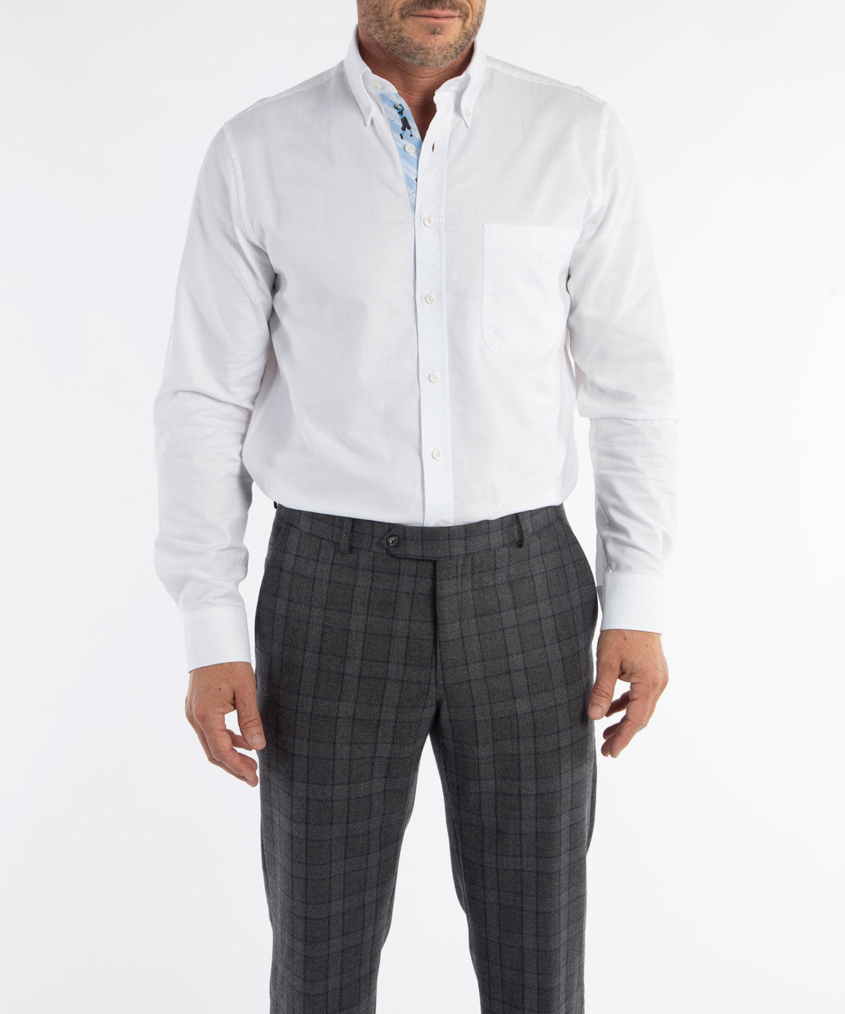 Signature 100% Cotton Oxford Solid Button-Down Shirt
