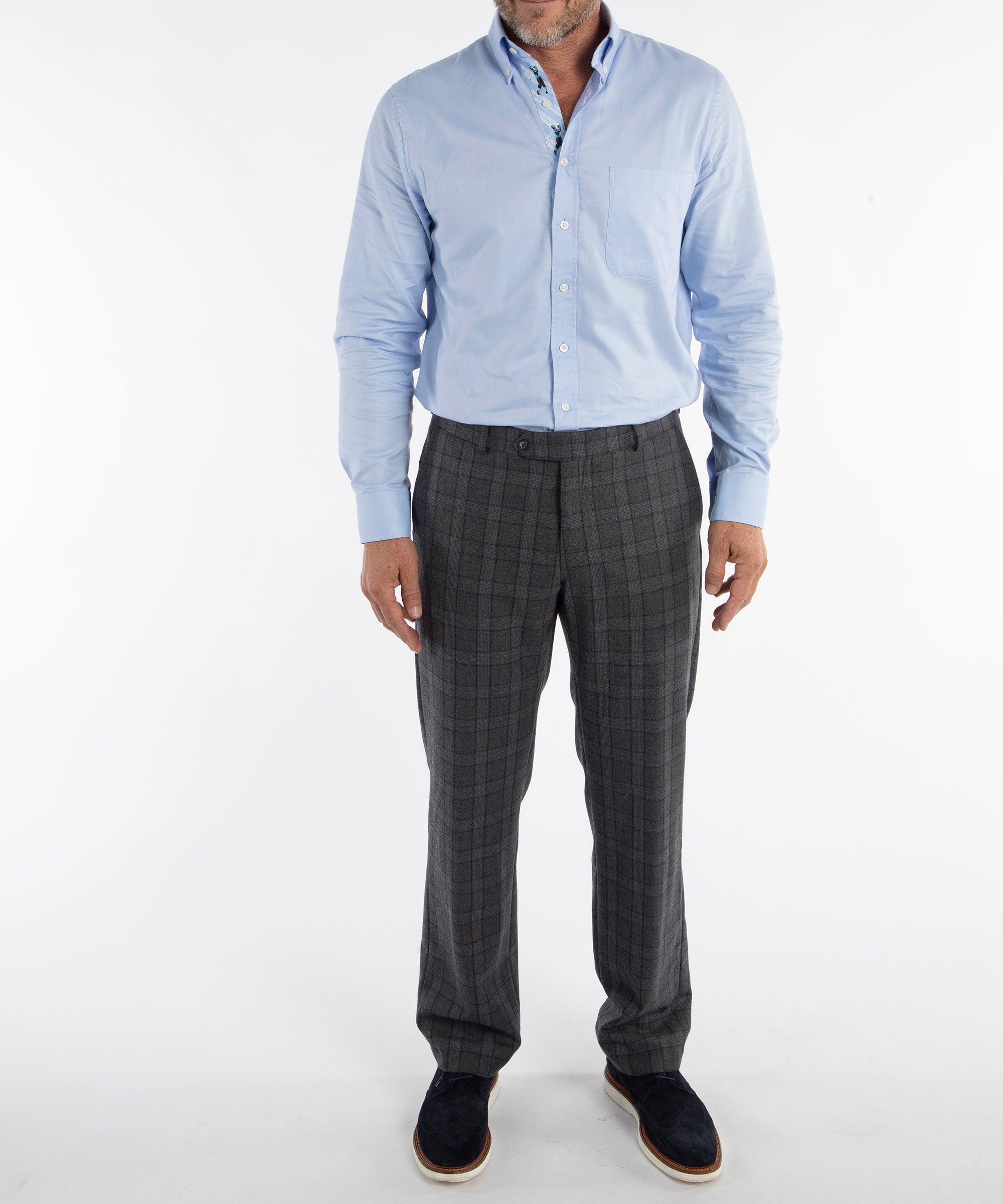 Signature 100% Cotton Oxford Solid Button-Down Shirt