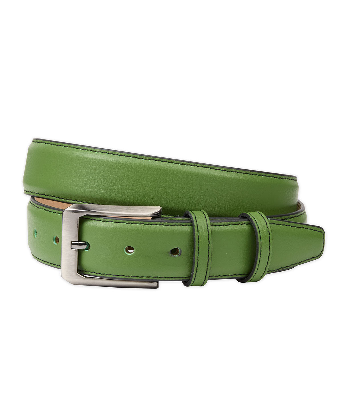 Pebble Calfskin Leather Belt