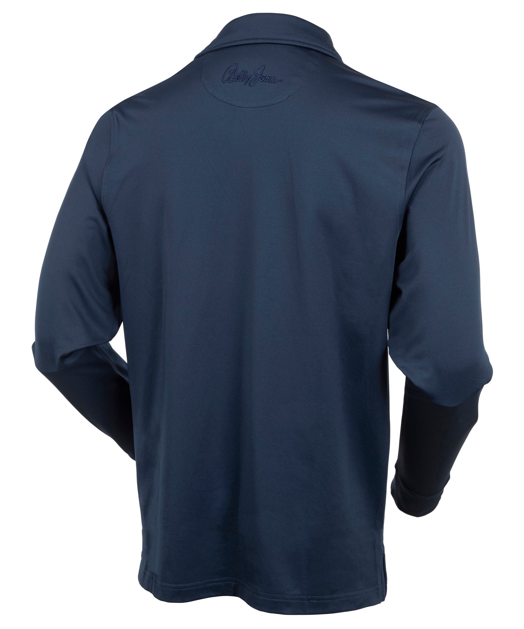 Performance Brushed Poly Flannel Stretch Jersey Polo with Player Placket
